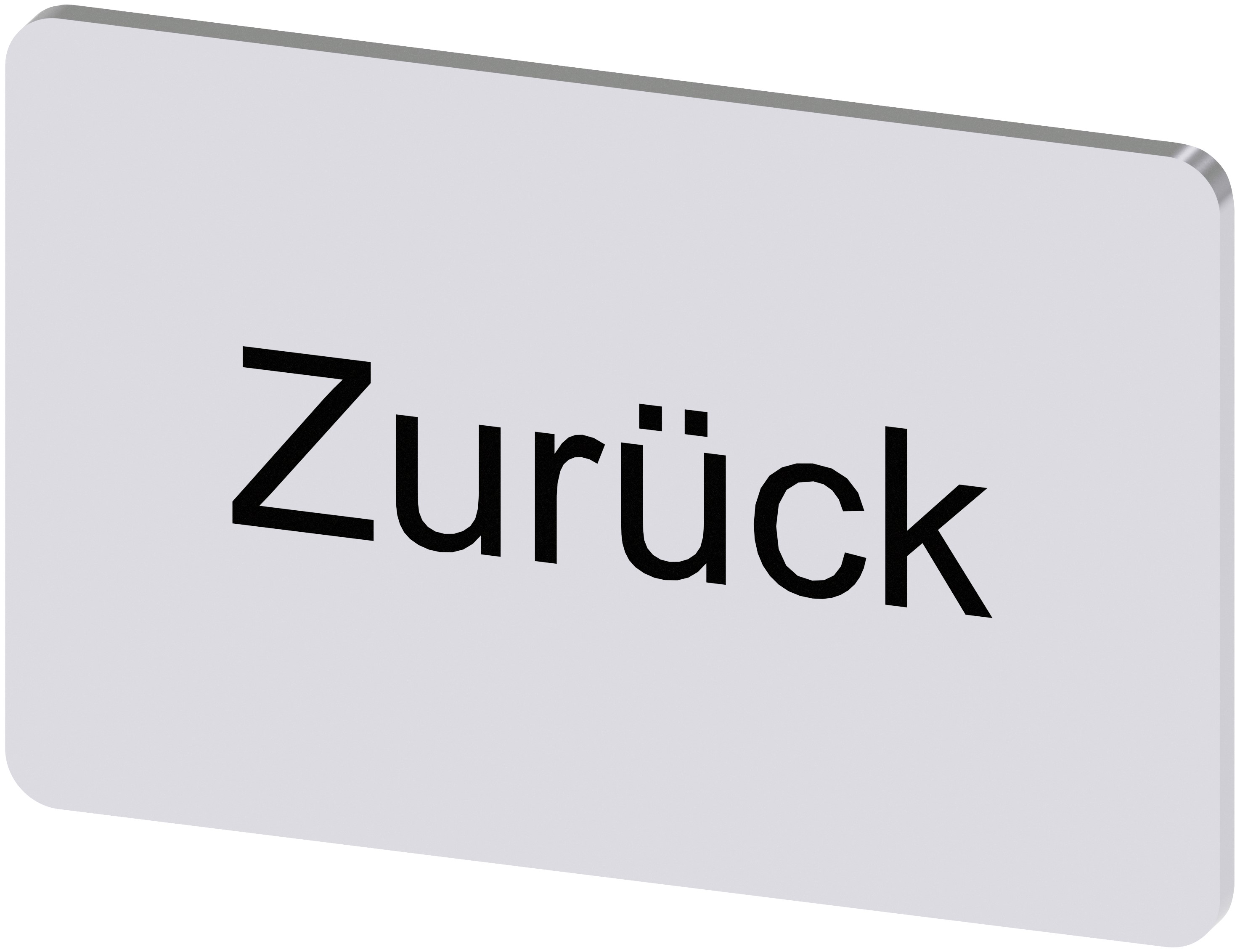 Siemens Labelling Plate