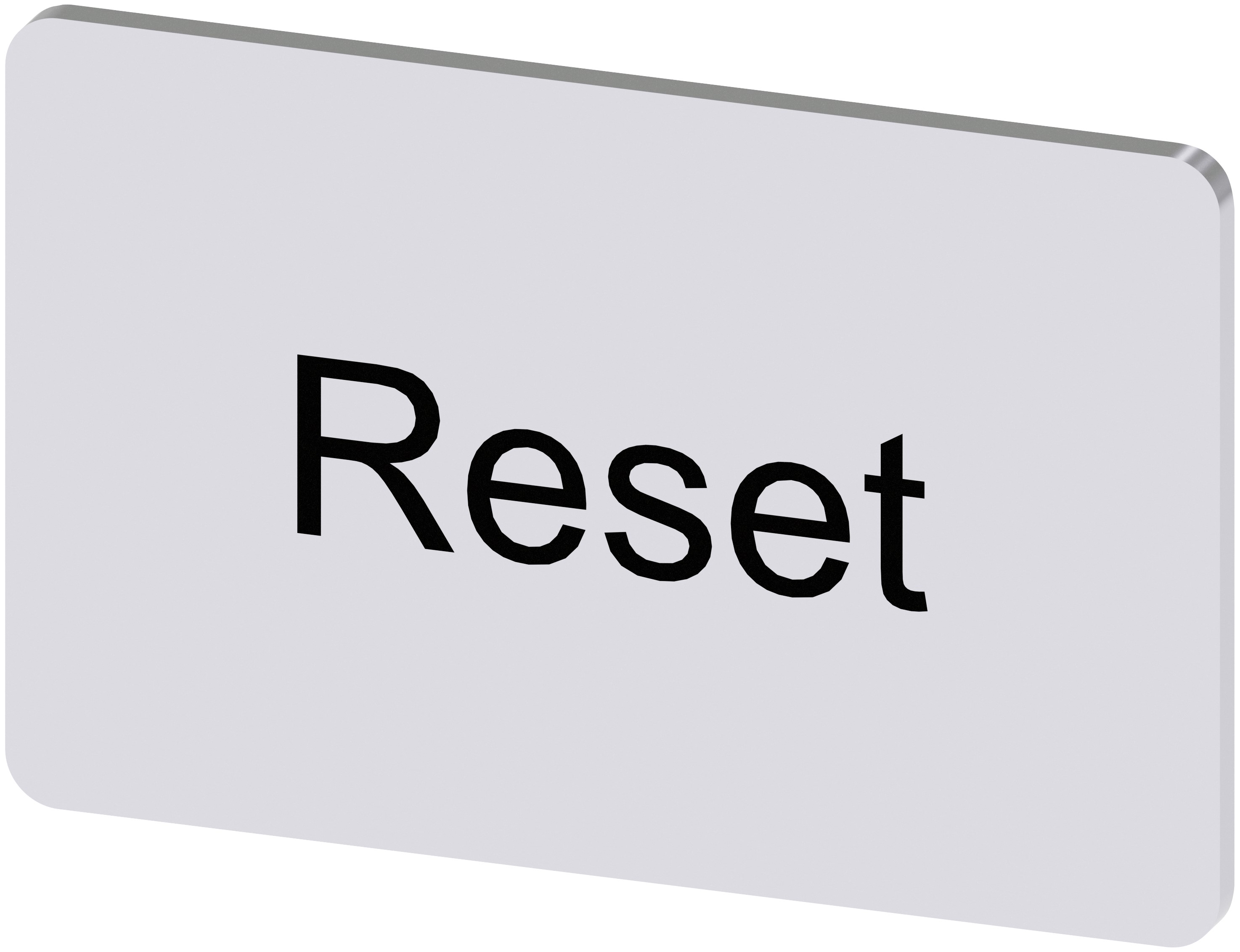 Siemens Labelling Plate