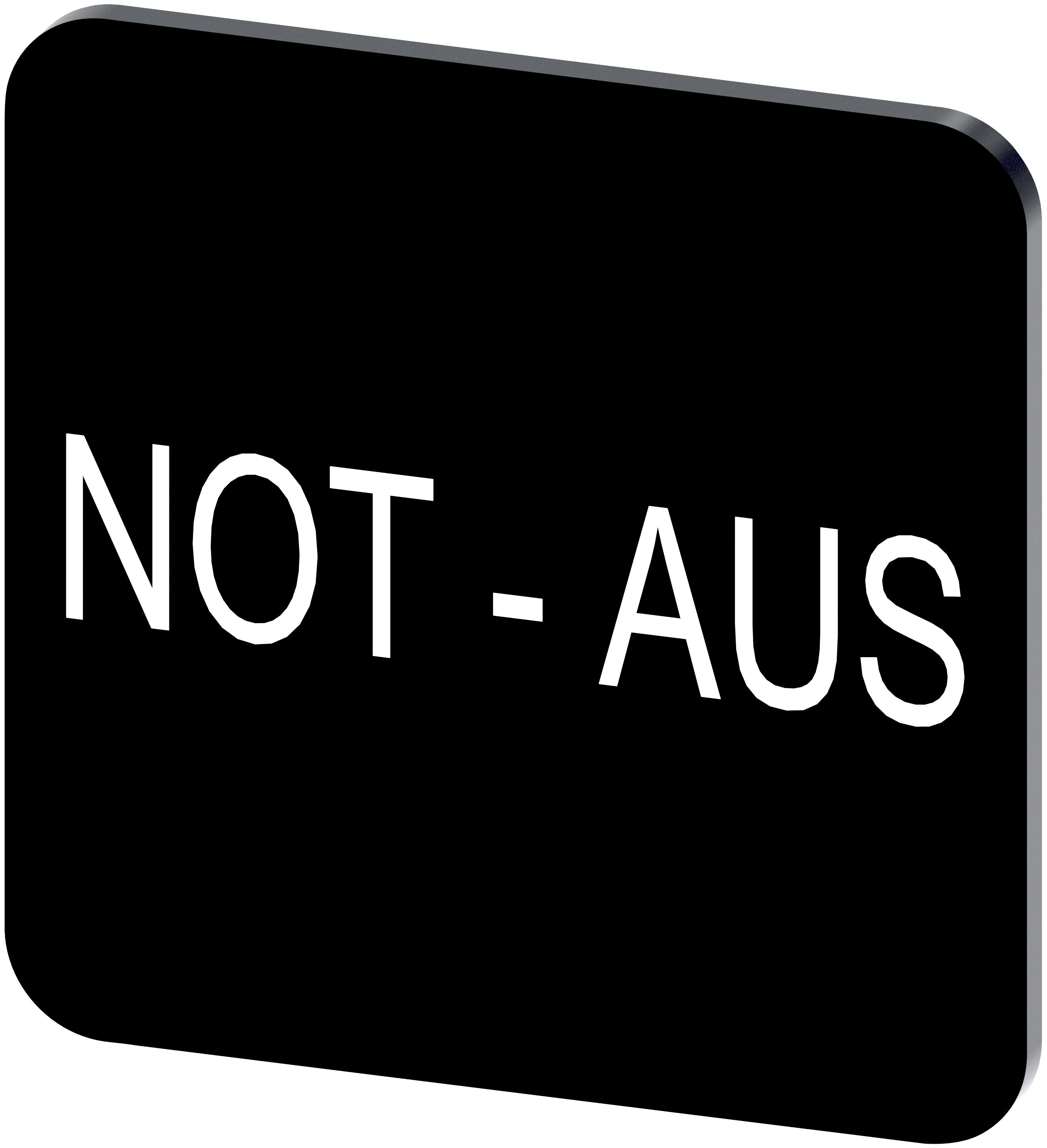 Siemens Labelling Plate