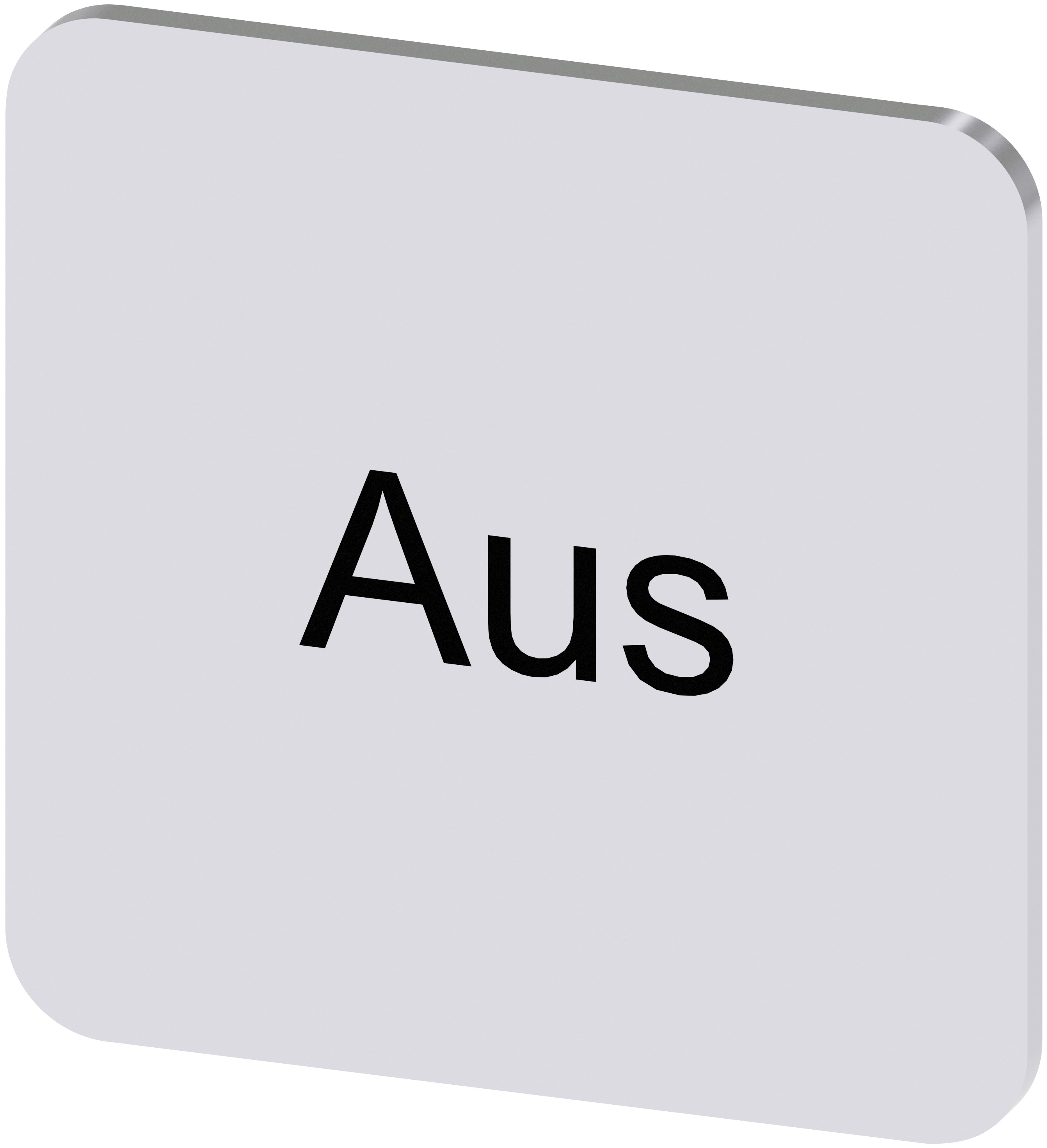 Siemens Labelling Plate