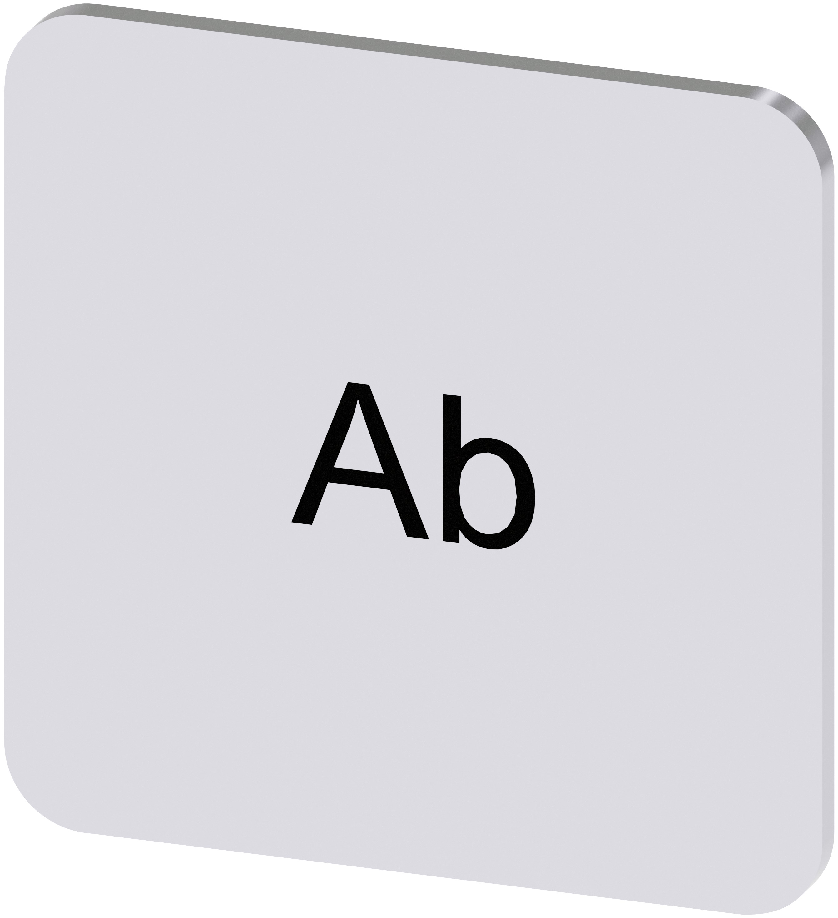 Siemens Labelling Plate