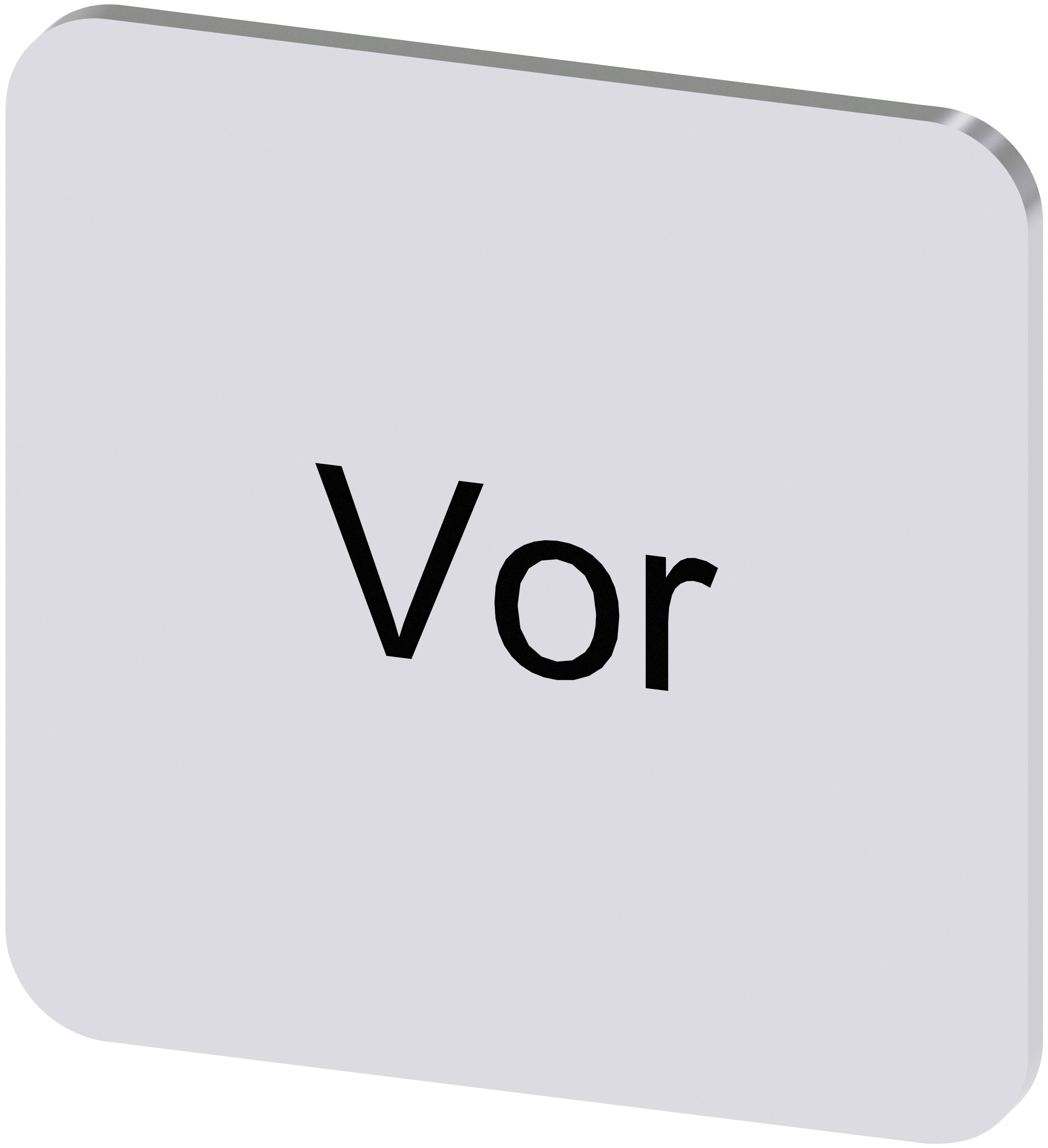 Siemens Labelling Plate