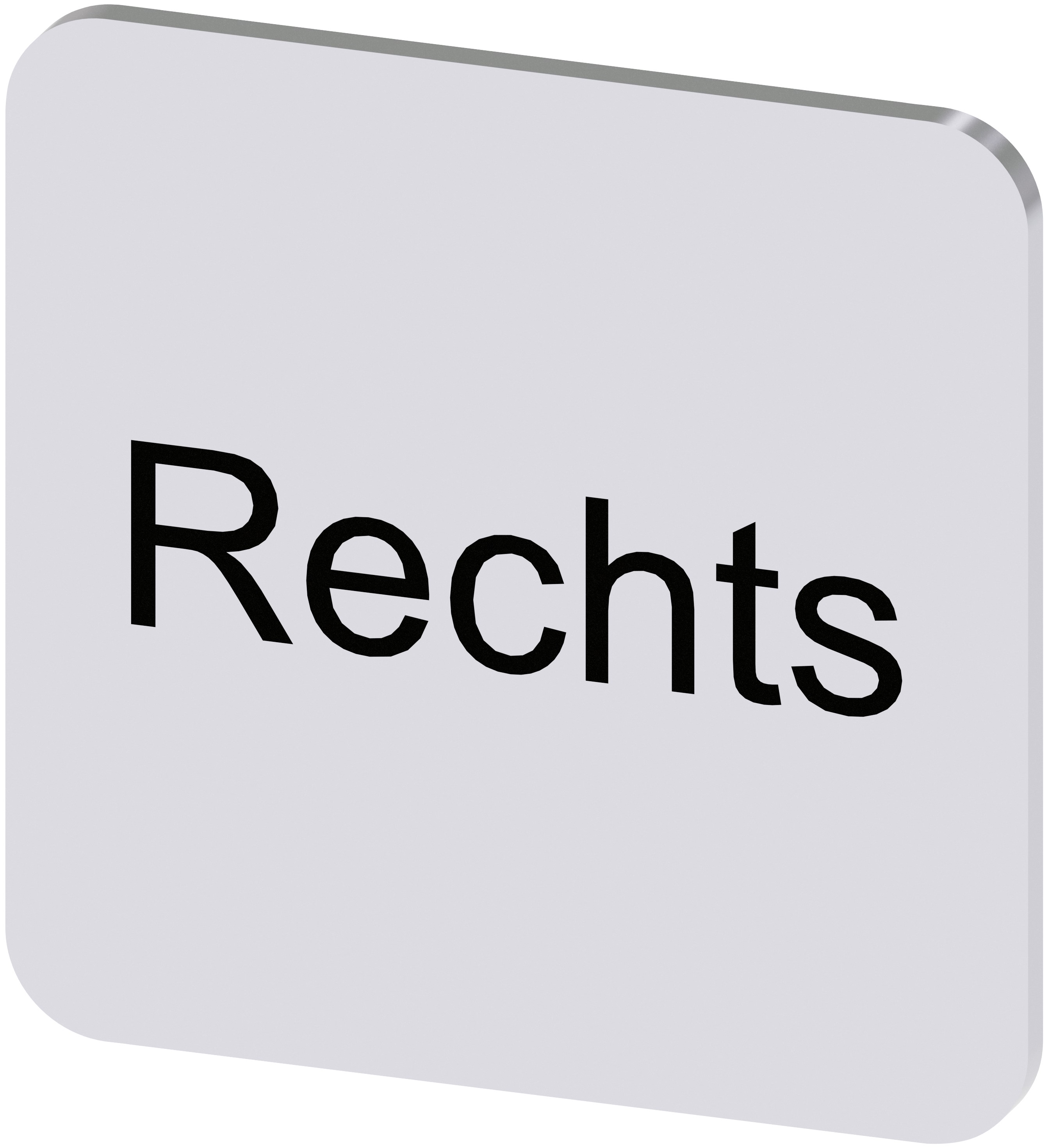 Siemens Labelling Plate
