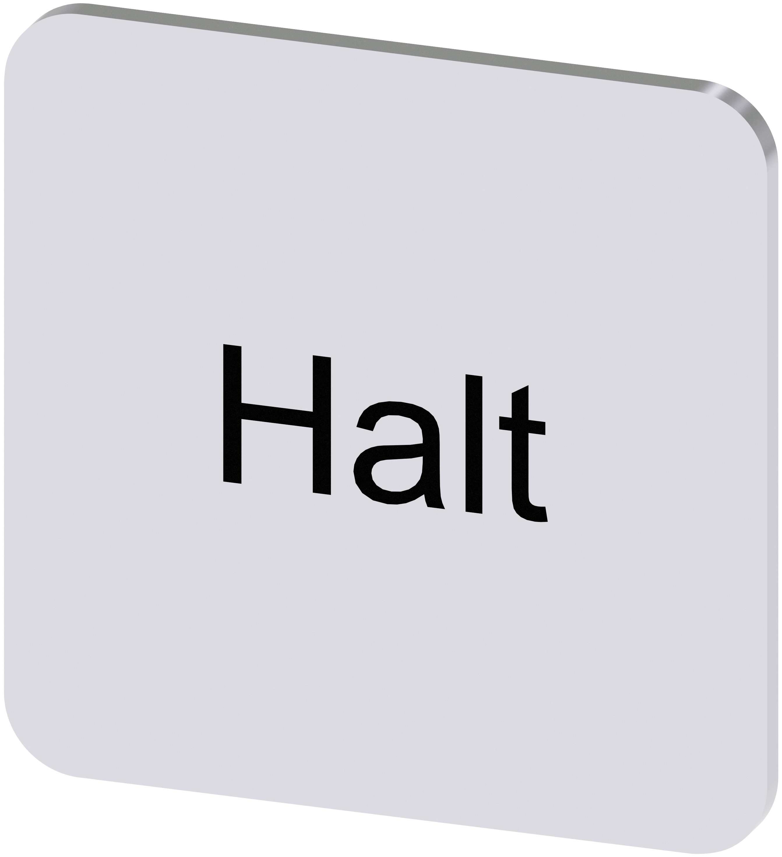 Siemens Labelling Plate