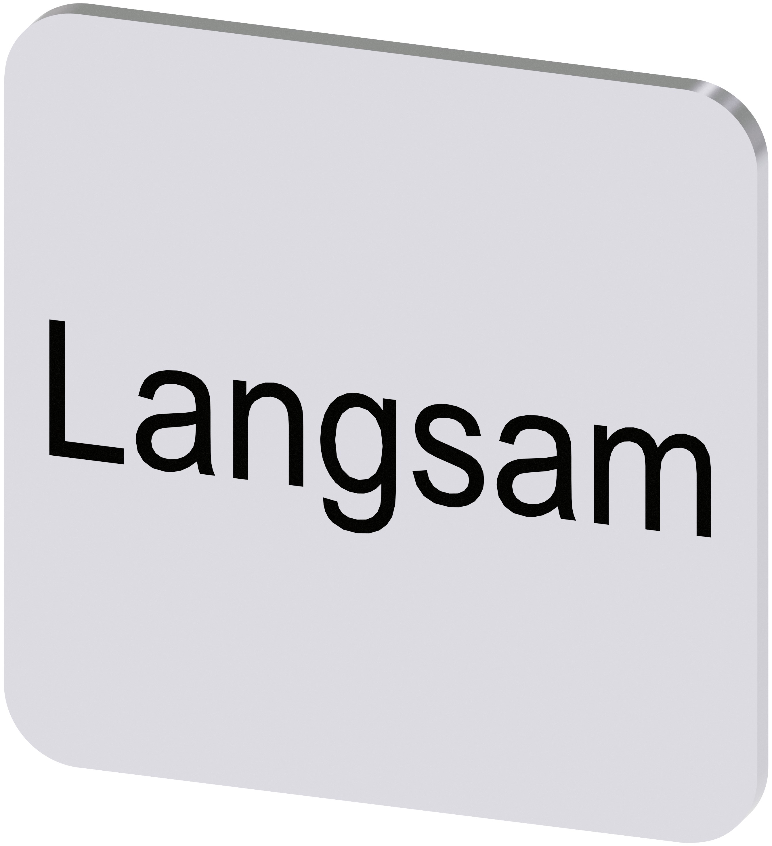 Siemens Labelling Plate