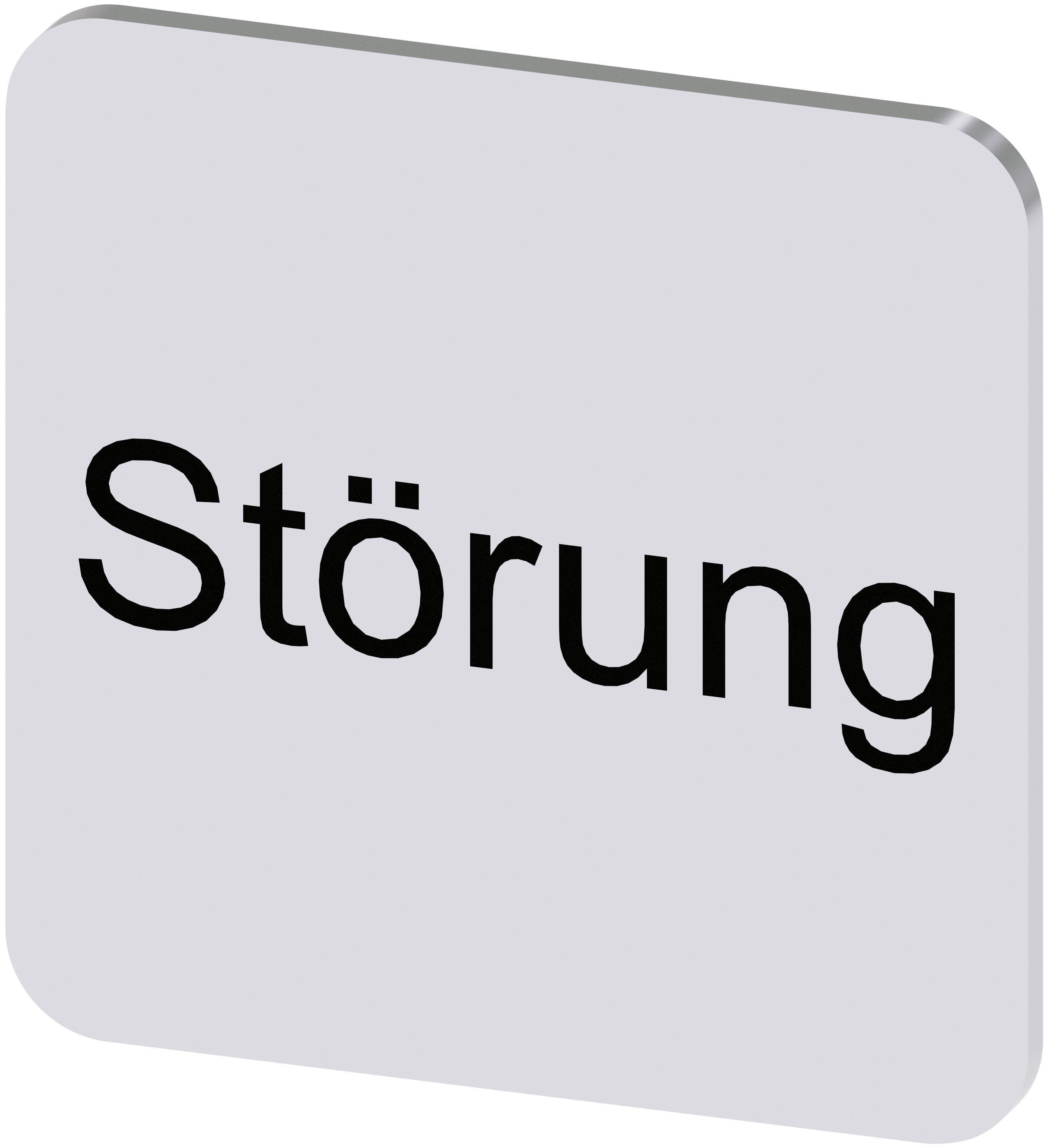 Siemens Labelling Plate