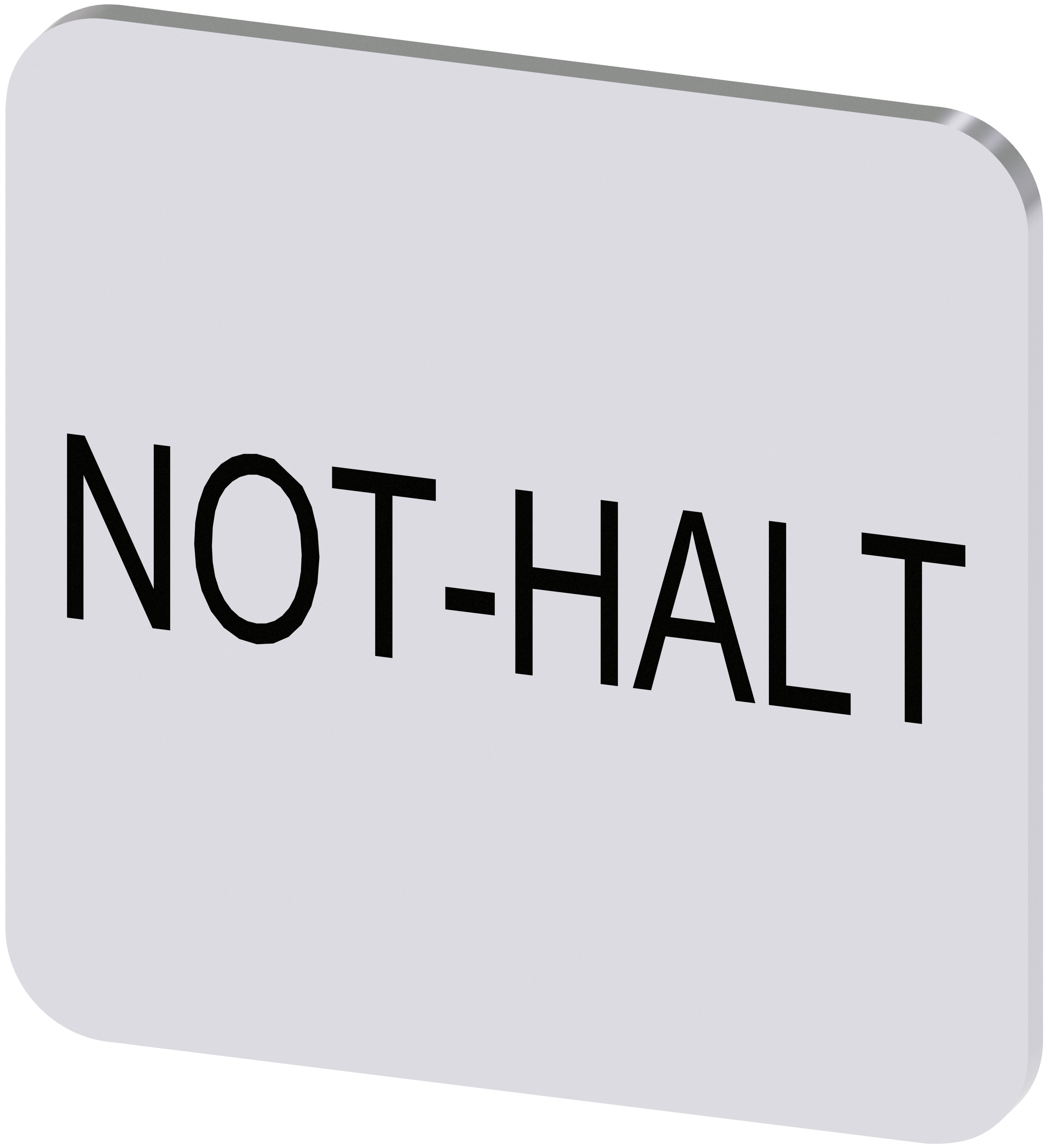 Siemens Labelling Plate