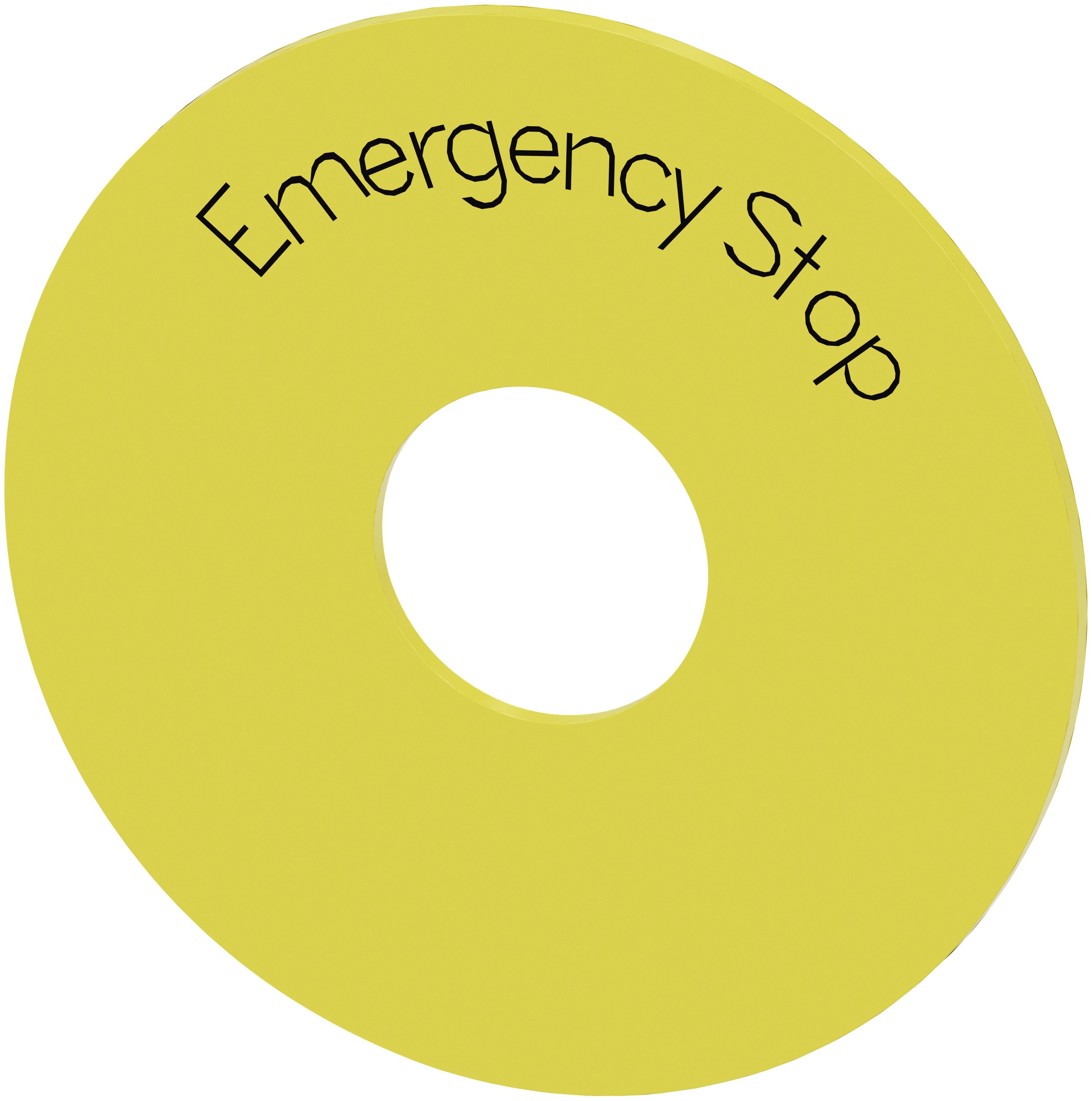 Siemens Emergency Stop Plate