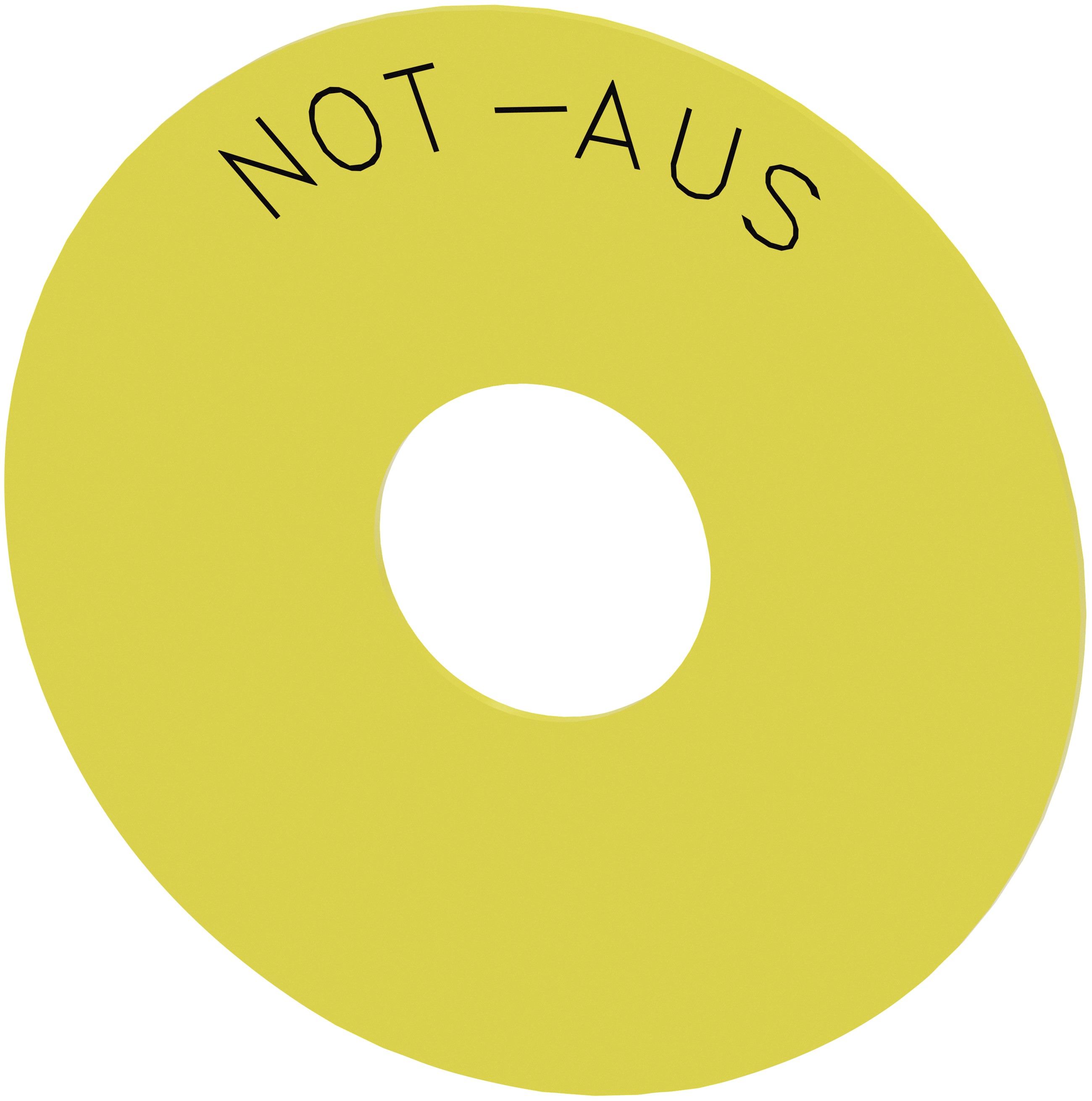 Siemens Emergency Stop Backing Plate
