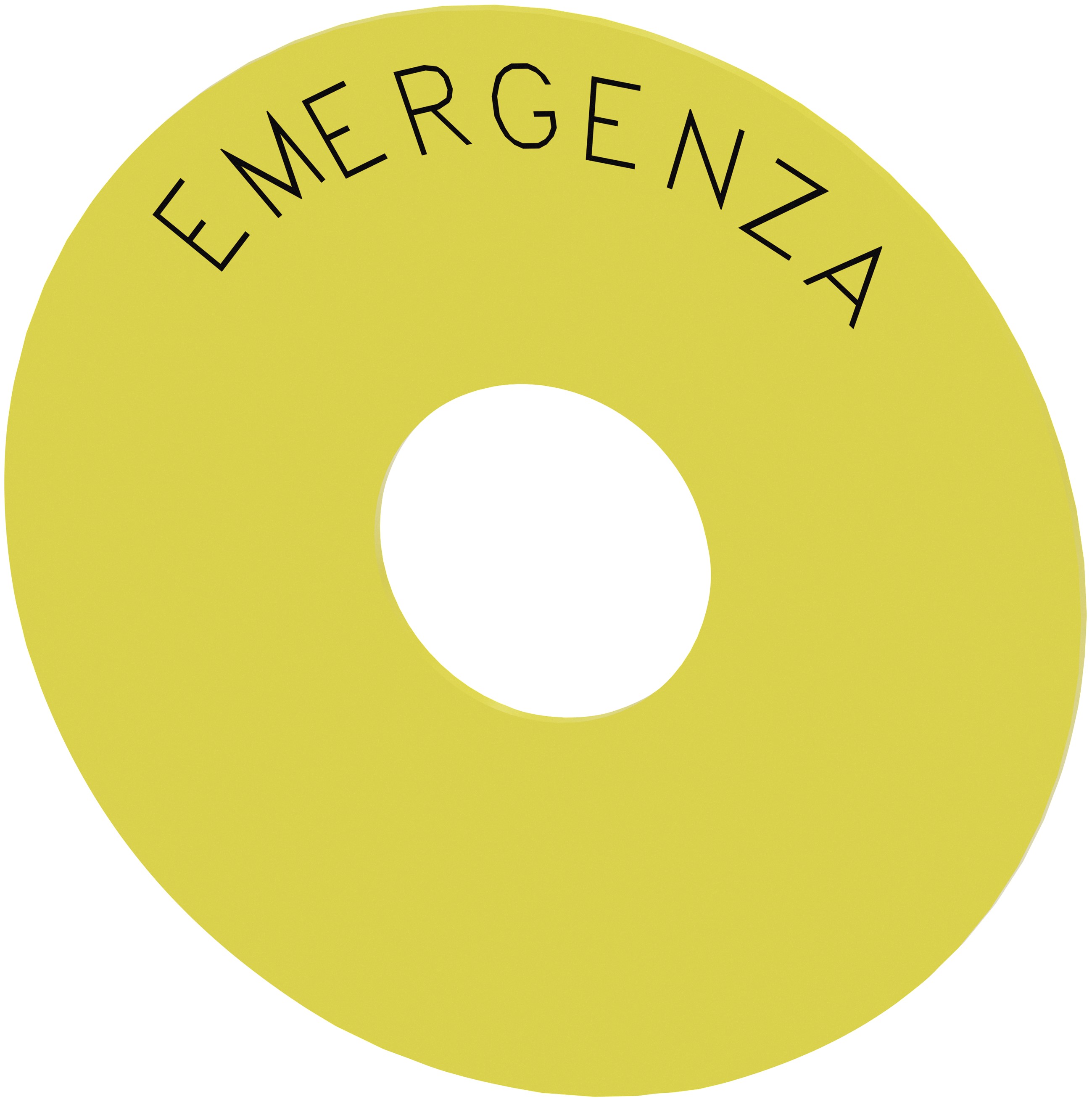 Siemens Emergency Stop Backing Plate