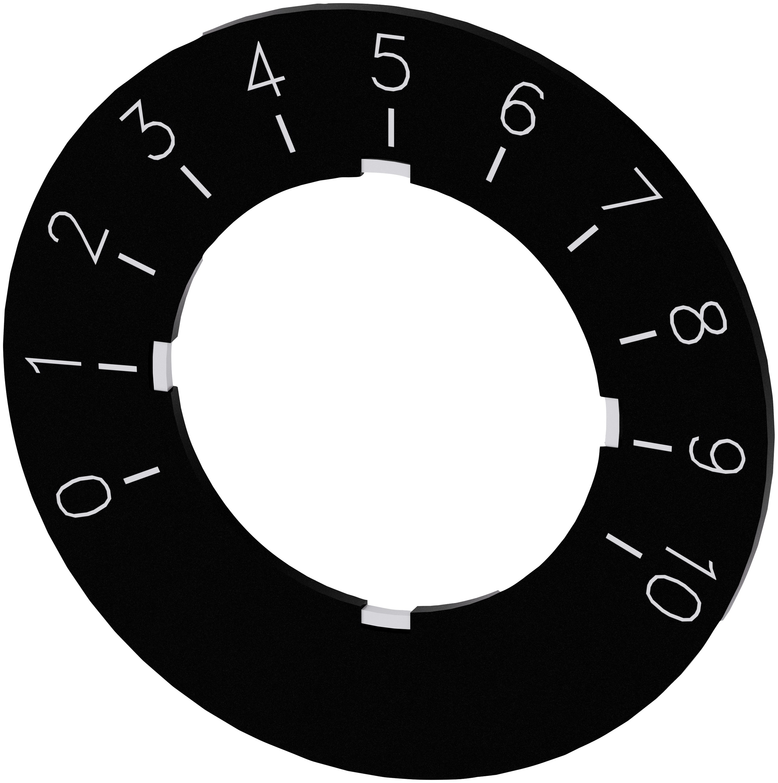 Siemens Labelling Plate for Use with Potentiometer