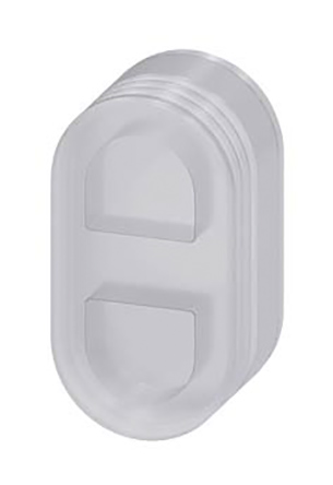 Siemens Clear Push Button Cap for Use with Flat Twin Push Button