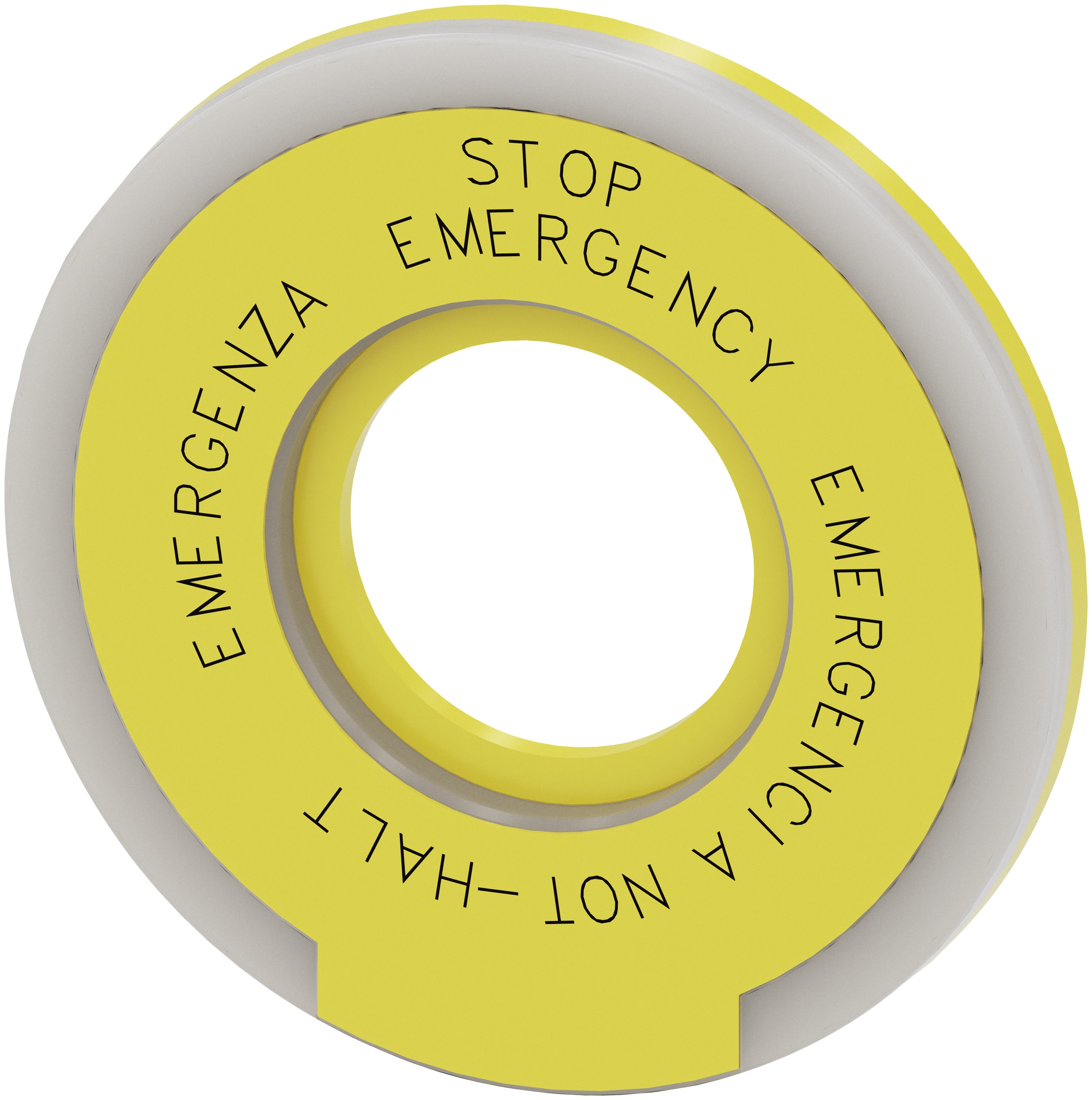 Siemens Emergency Stop Backing Plate