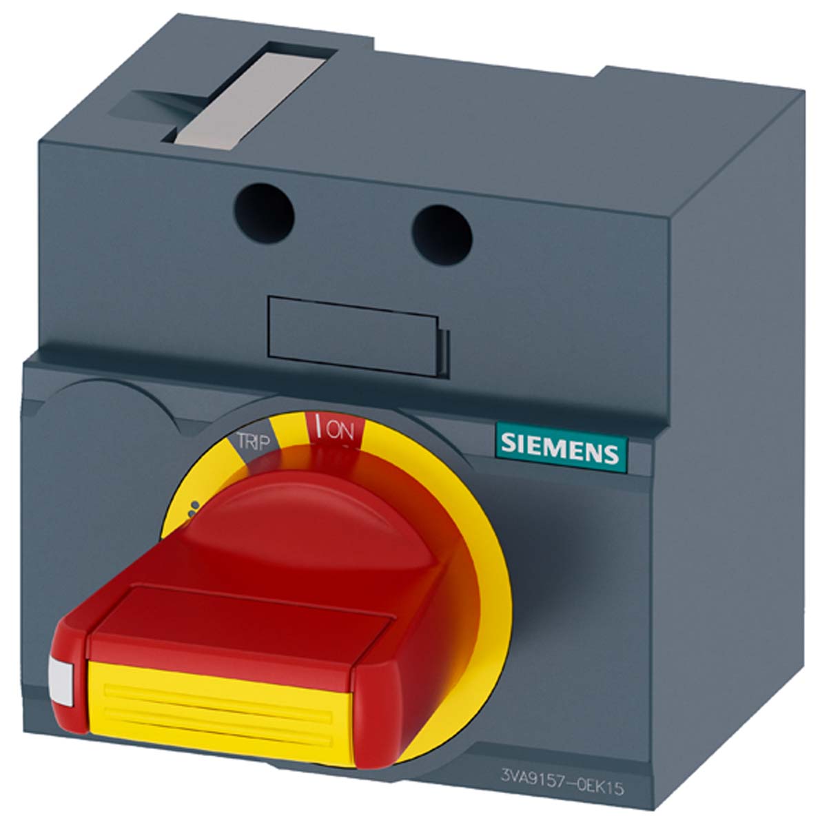 Siemens Red, Yellow Rotary Handle, 94 mm, SENTRON Series