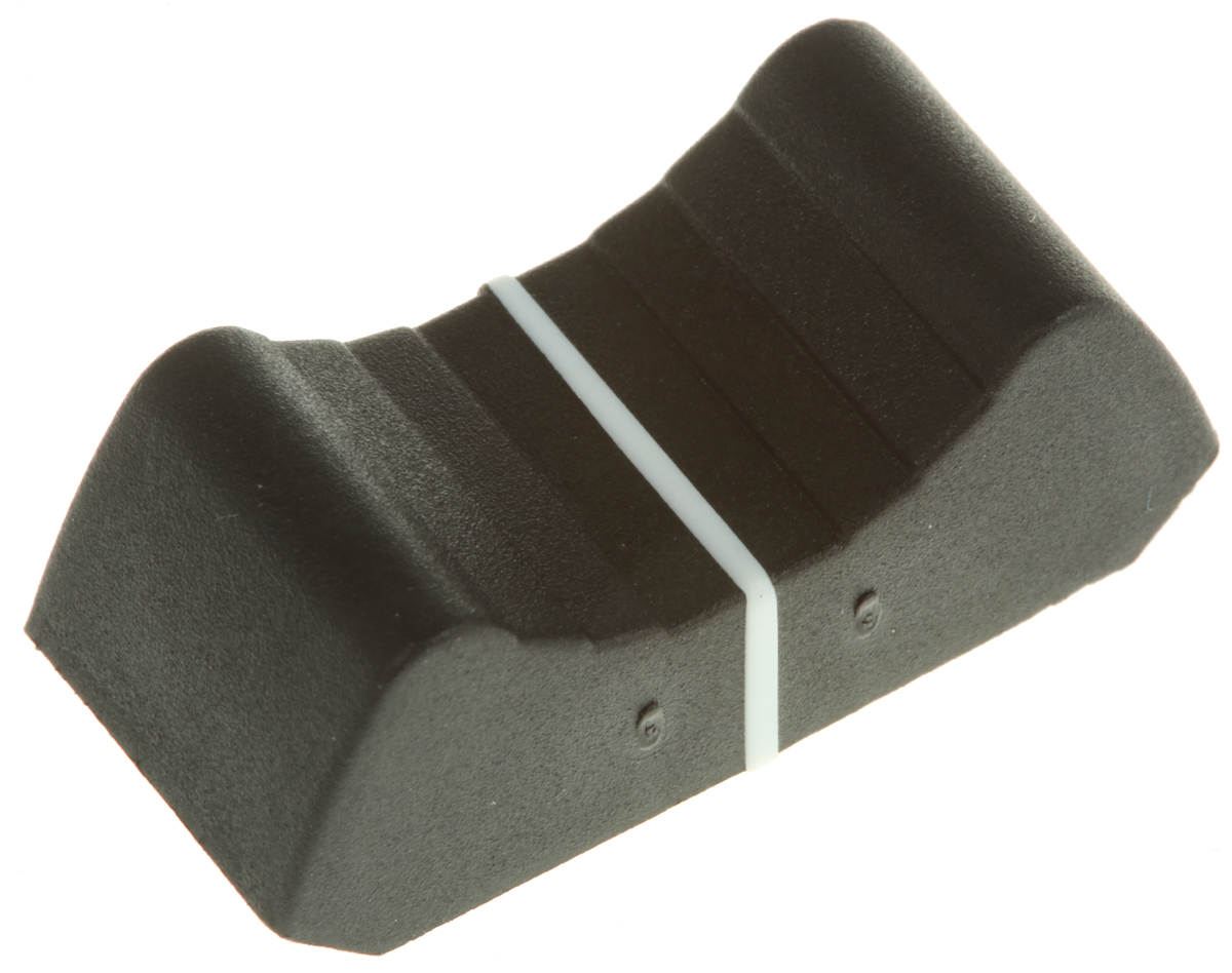 Sifam Black Potentiometer Knob for 6 mm Shaft Axial, 4/02 LK110 08