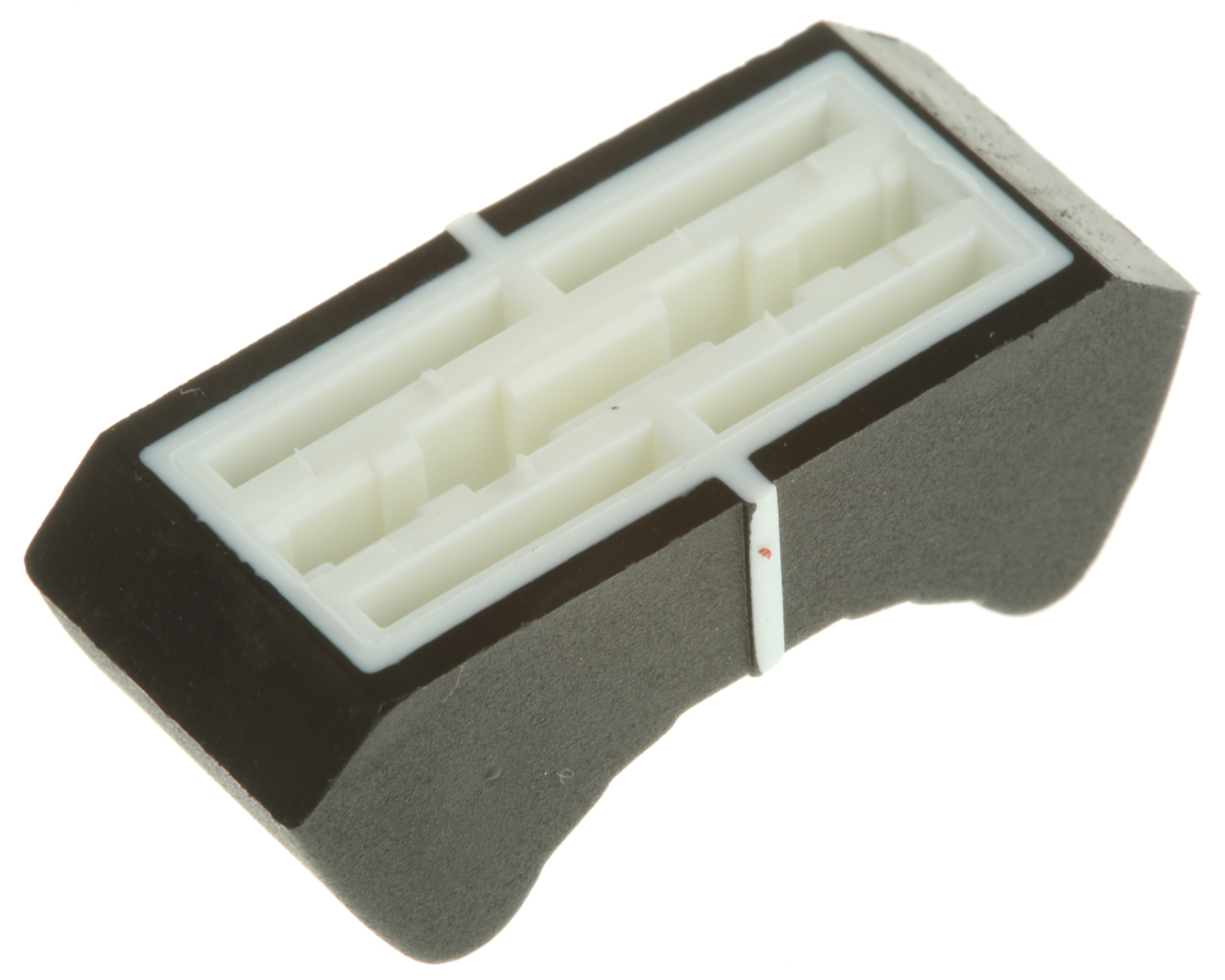 402-lk110-08 Sifam Black Potentiometer Knob for 6 mm Shaft Axial, 4/02 LK110 08