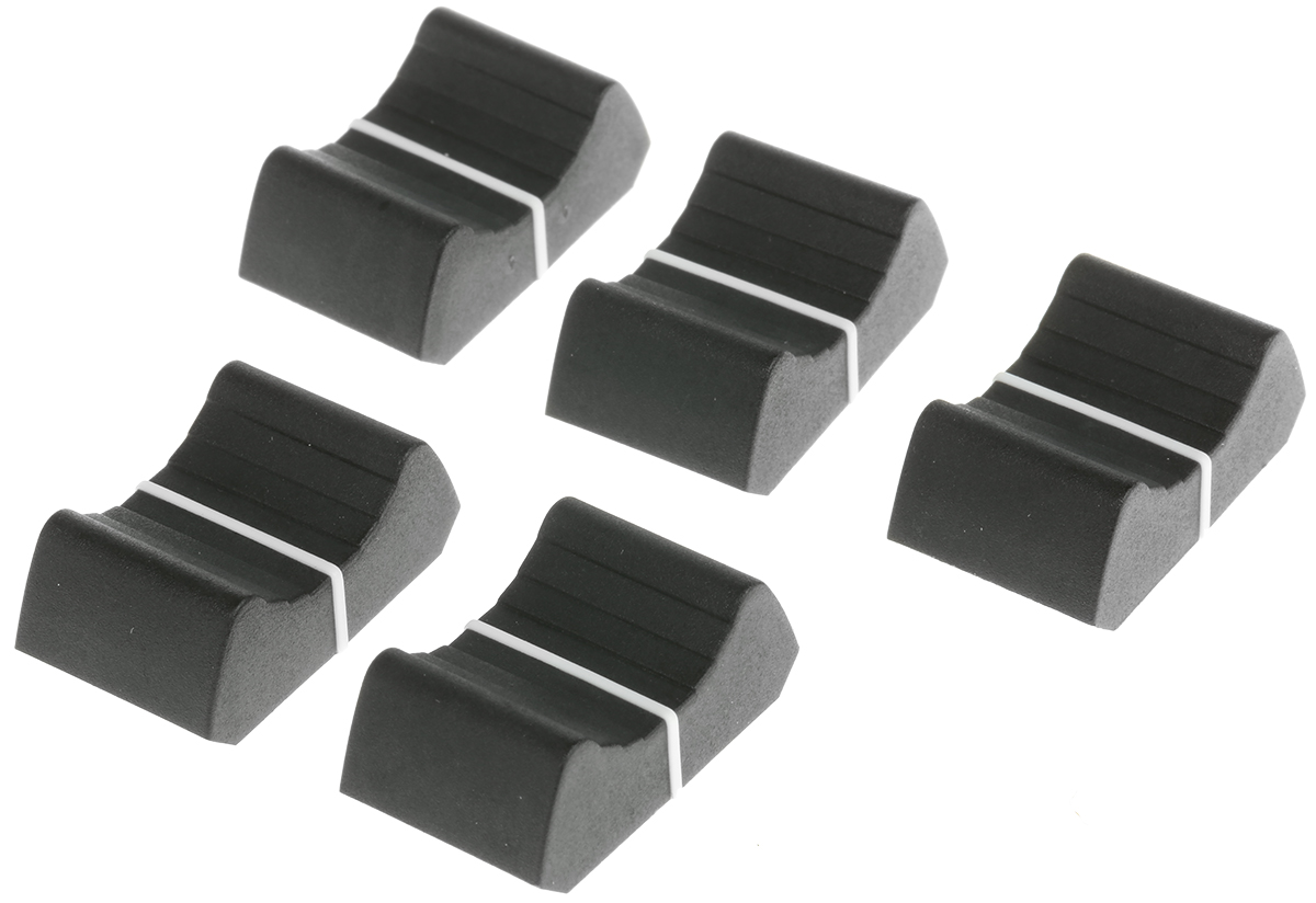 Sifam Black Potentiometer Knob for 6 mm Shaft Axial, 4/02 LK150 08