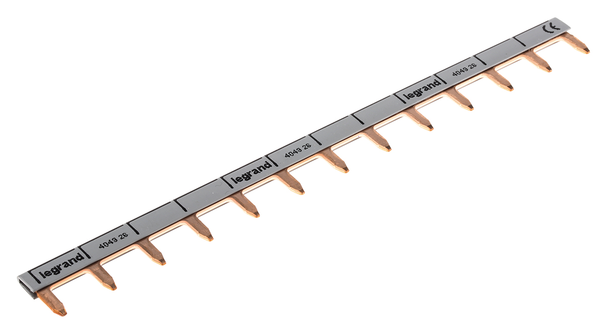 Legrand HX 1 Phase Busbar, 400 V, 17.7 mm Pitch