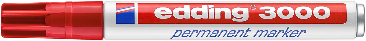 Edding 1.5 to 3 mm Tip Red Marker Pen