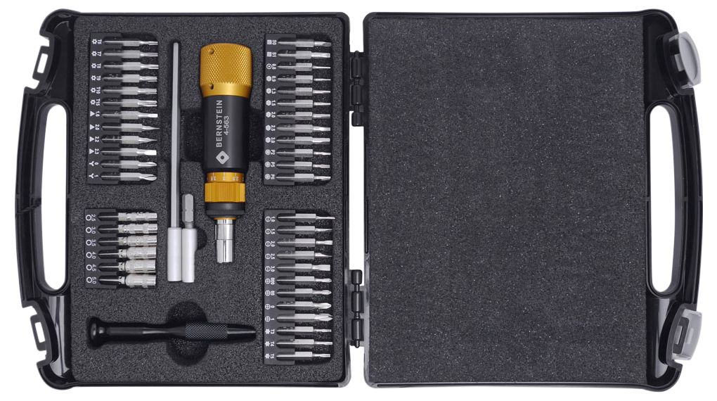 Bernstein, Slotted Screwdriver Bit Set 46 Pieces