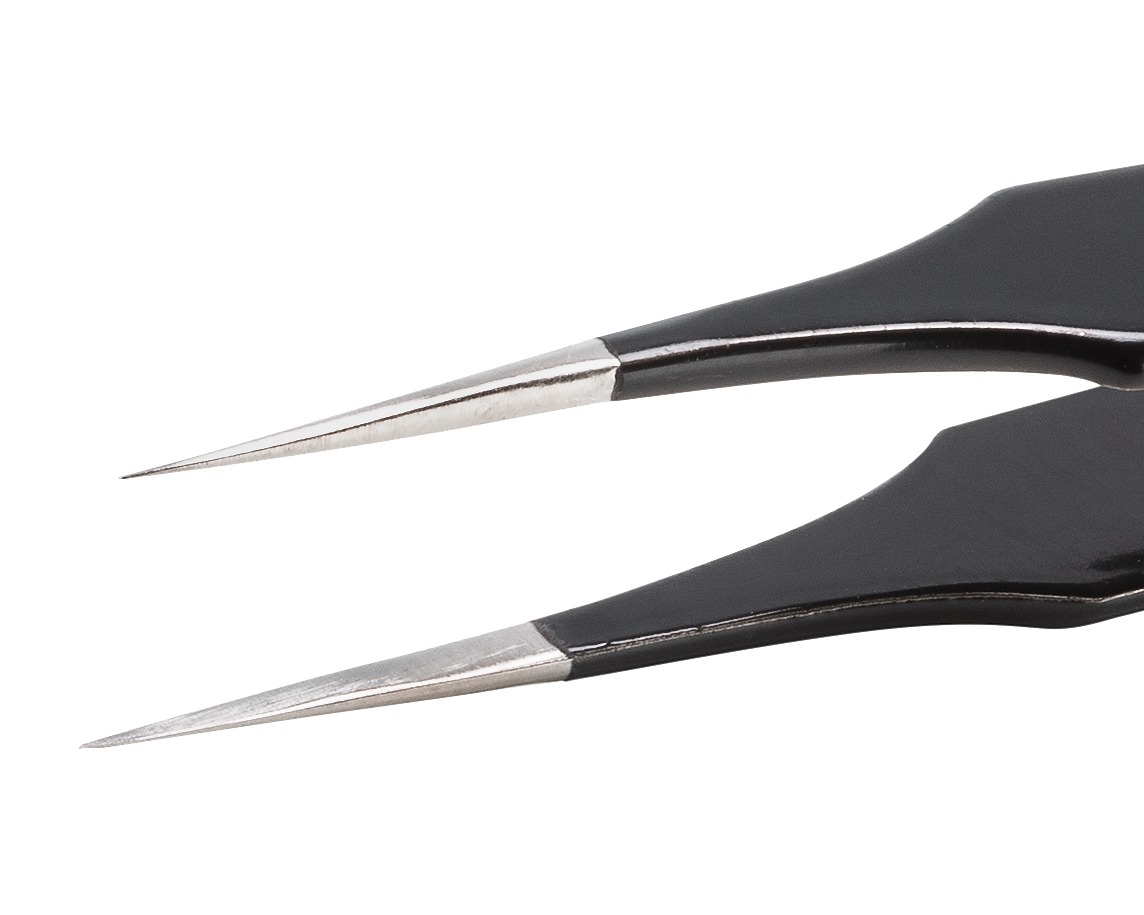 4sane6 ideal-tek 110mm Stainless Steel Fine ESD Safe Tweezer