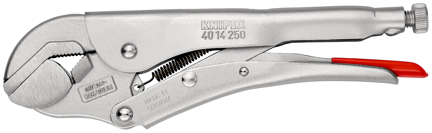 Knipex 40 14 1-Piece Locking Plier Straight, 250mm Overall