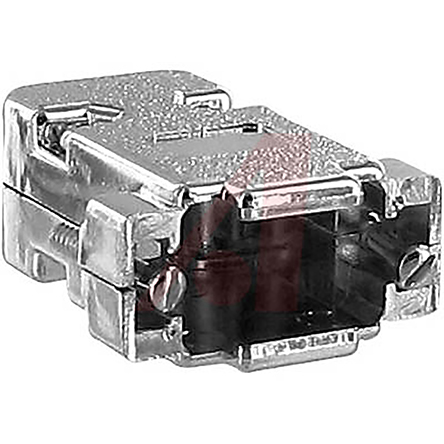 Cinch HS Series ABS Straight D-Sub Backshell, 9 Way