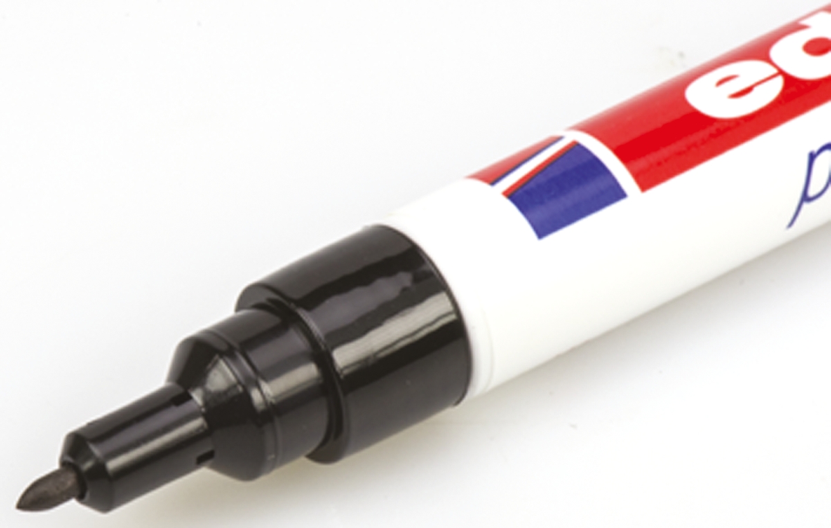 400-001 Edding Extra Fine Tip Black Marker Pen