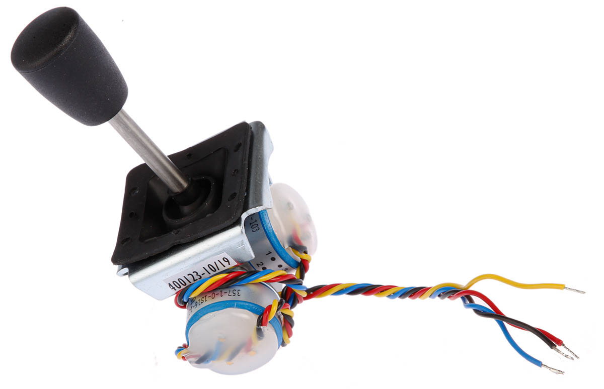 APEM 2-Axis Potentiometer Joystick Conical Dual Axis Potentiometric, IP65, 24 V dc