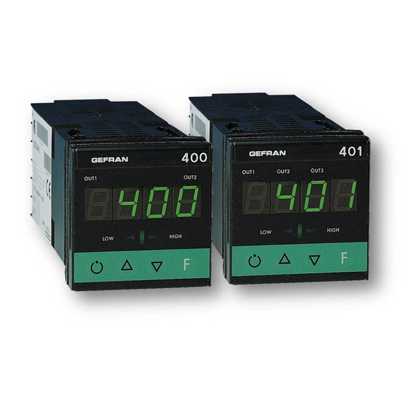Gefran 400 DIN Rail Controller 1 Input, 2 Output Electromechanical Relay 240V PID Controller