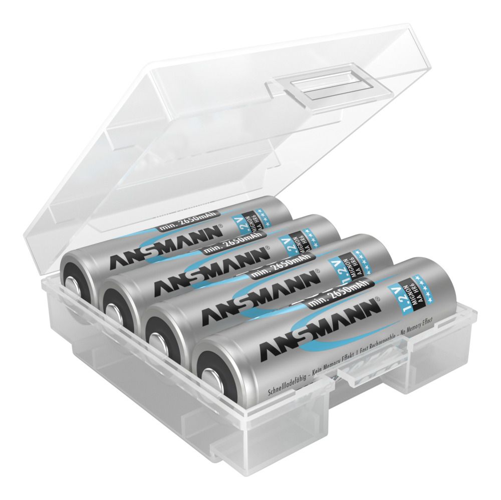 Ansmann Battery Box for 4 AAA, AA