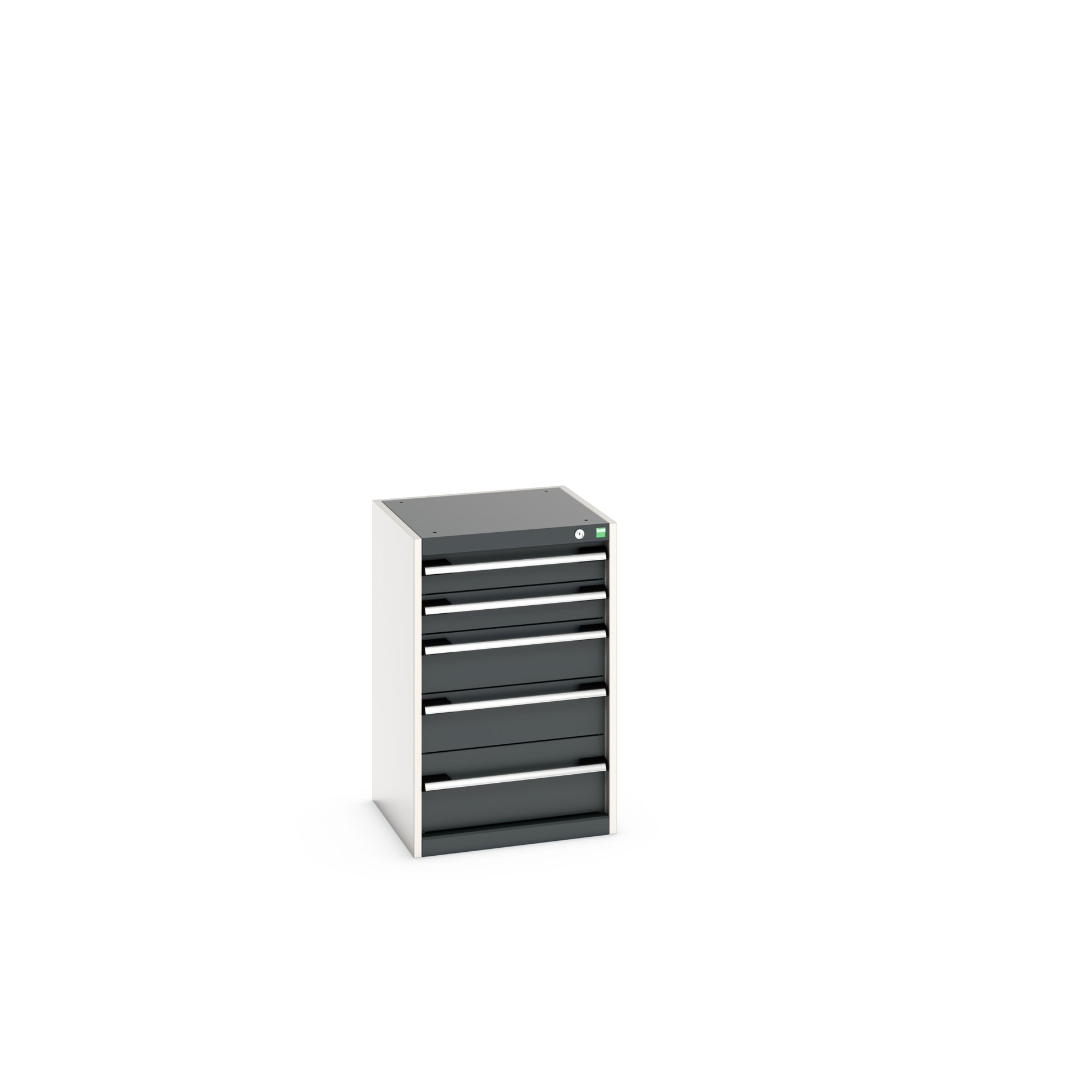 Bott Cabinet 5, Steel, 800 mm x 525mm x 525 mm, Anthracite, Light Grey