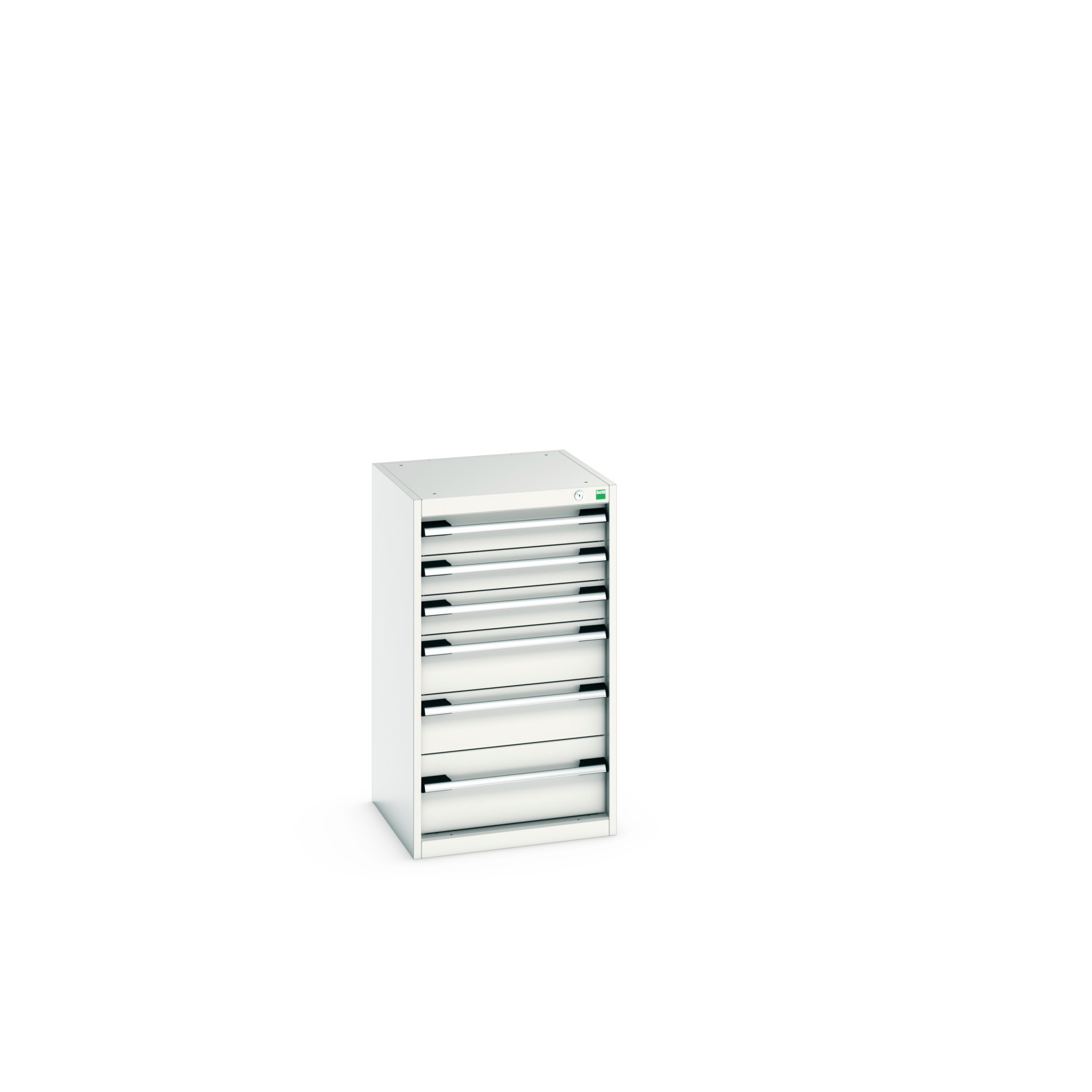 Bott Cabinet 6, Steel, 900 mm x 525mm x 525 mm, Light Grey