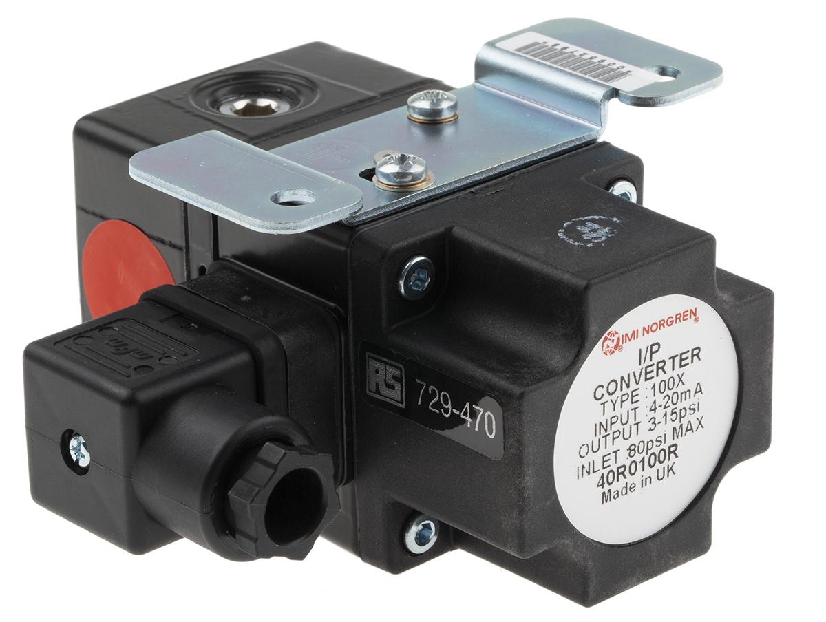 Watson Smith NPT 1/4 Female 0.85L/min IP Converter, 4-20 mA input 0.2 bar to 1 bar