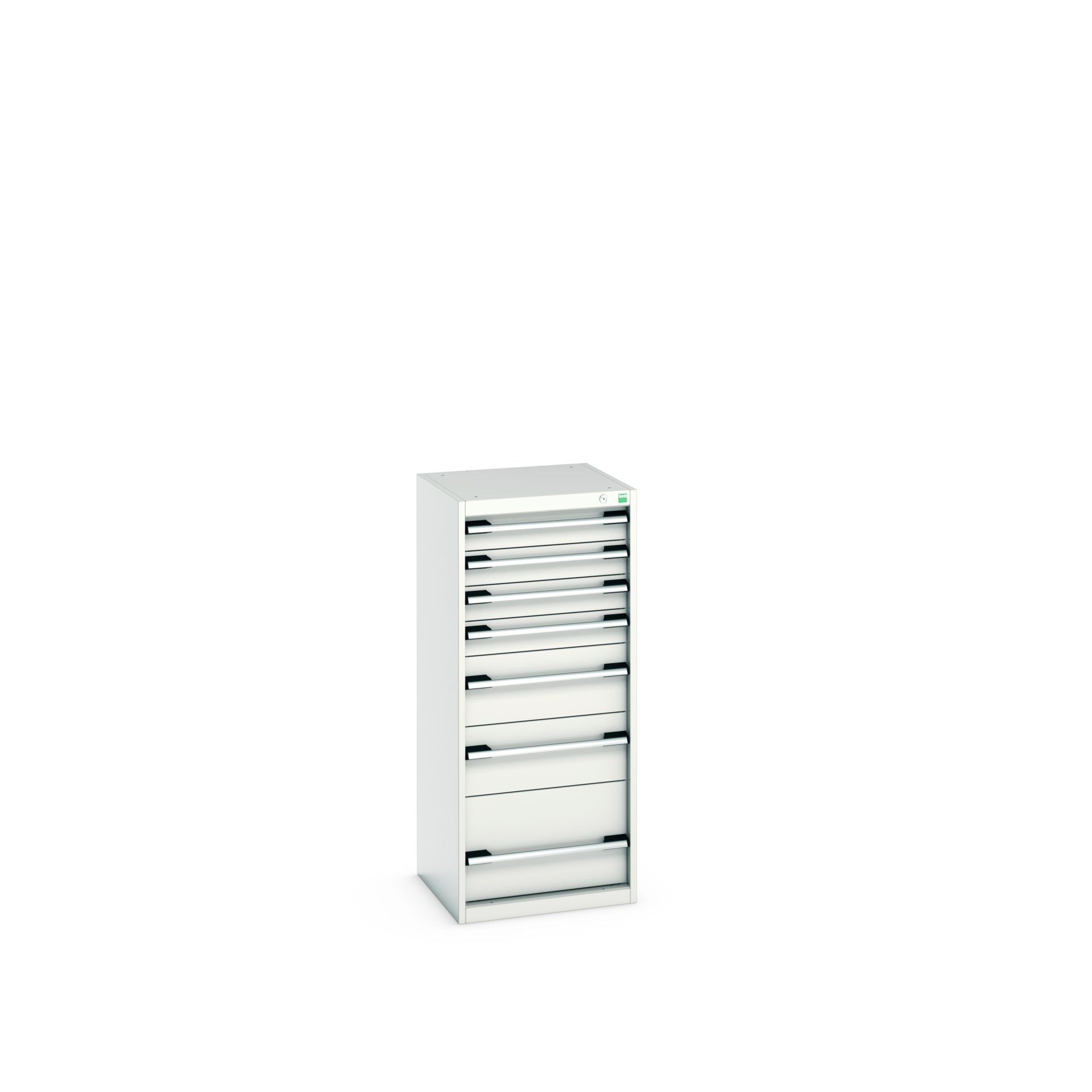Bott Cabinet 7, Steel, 1200 mm x 525mm x 525 mm, Light Grey