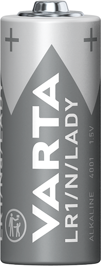 Varta LR1 Non-Rechargeable Battery, 1.5 V, 12 mm Diameter