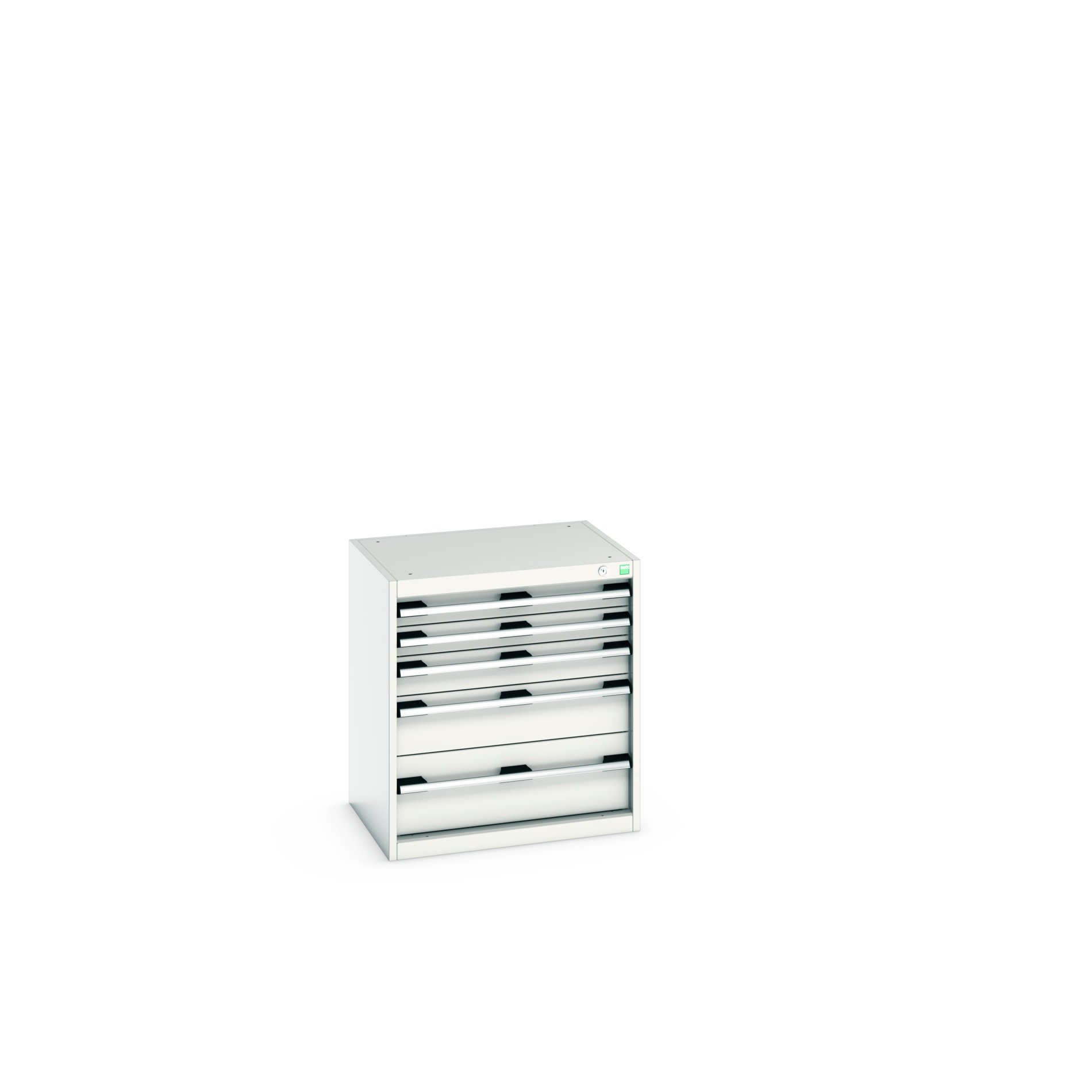 Bott Cabinet 5, Steel, 700 mm x 650mm x 525 mm, Light Grey