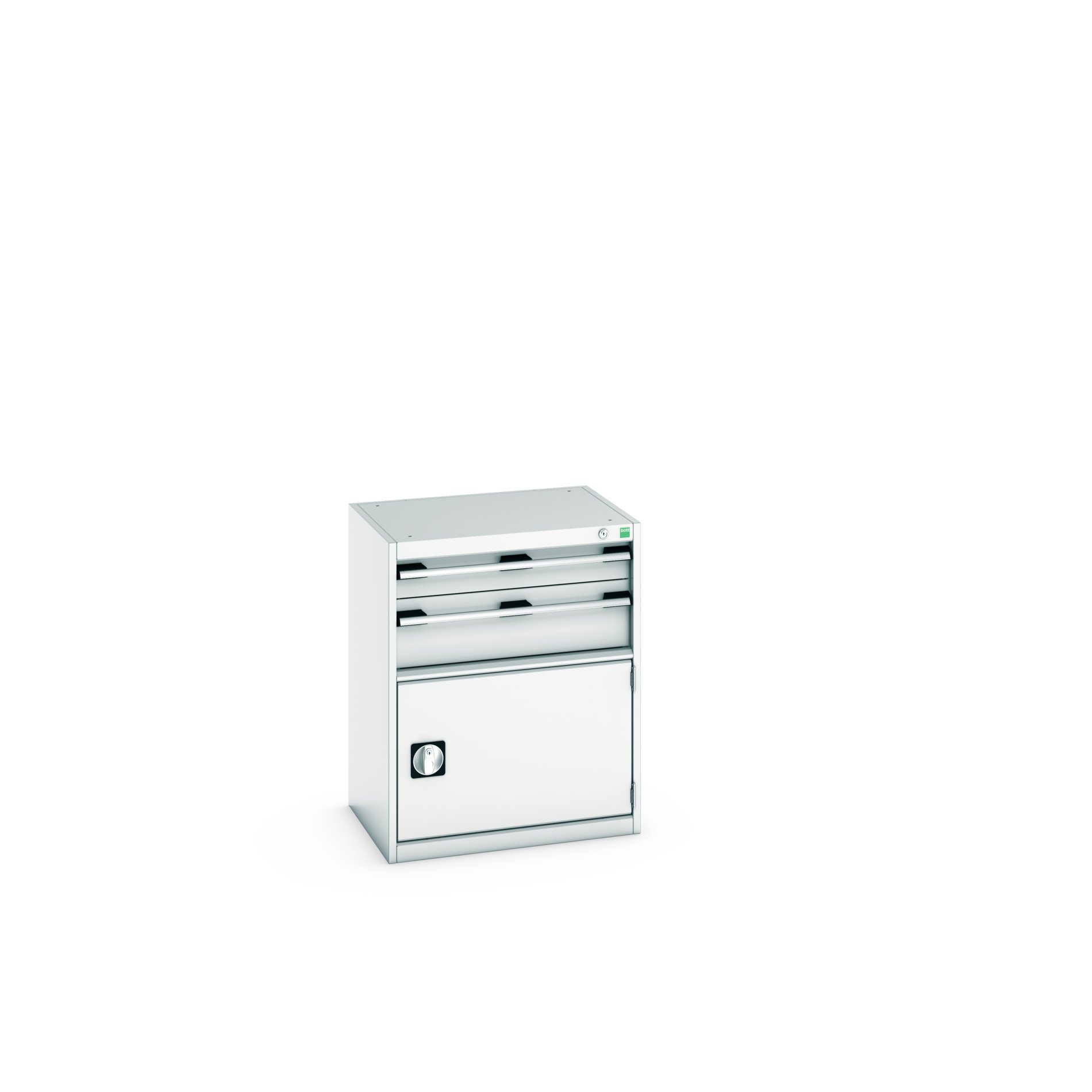 Bott Cabinet 2, Steel, 800 mm x 650mm x 525 mm, Light Grey