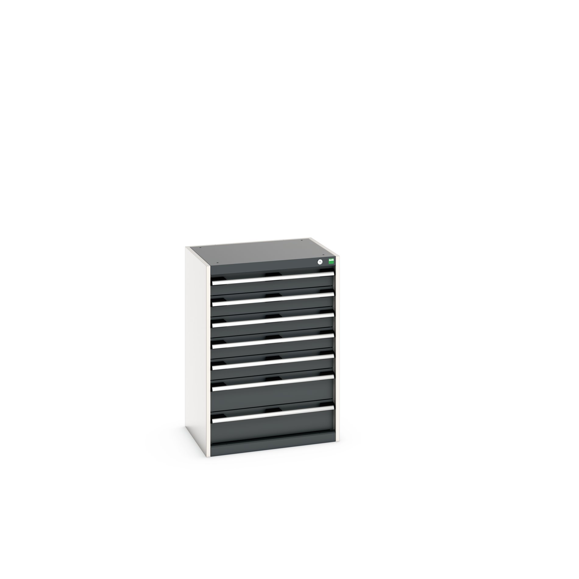 Bott Cabinet 7, Steel, 900 mm x 650mm x 525 mm, Light Grey, Anthracite