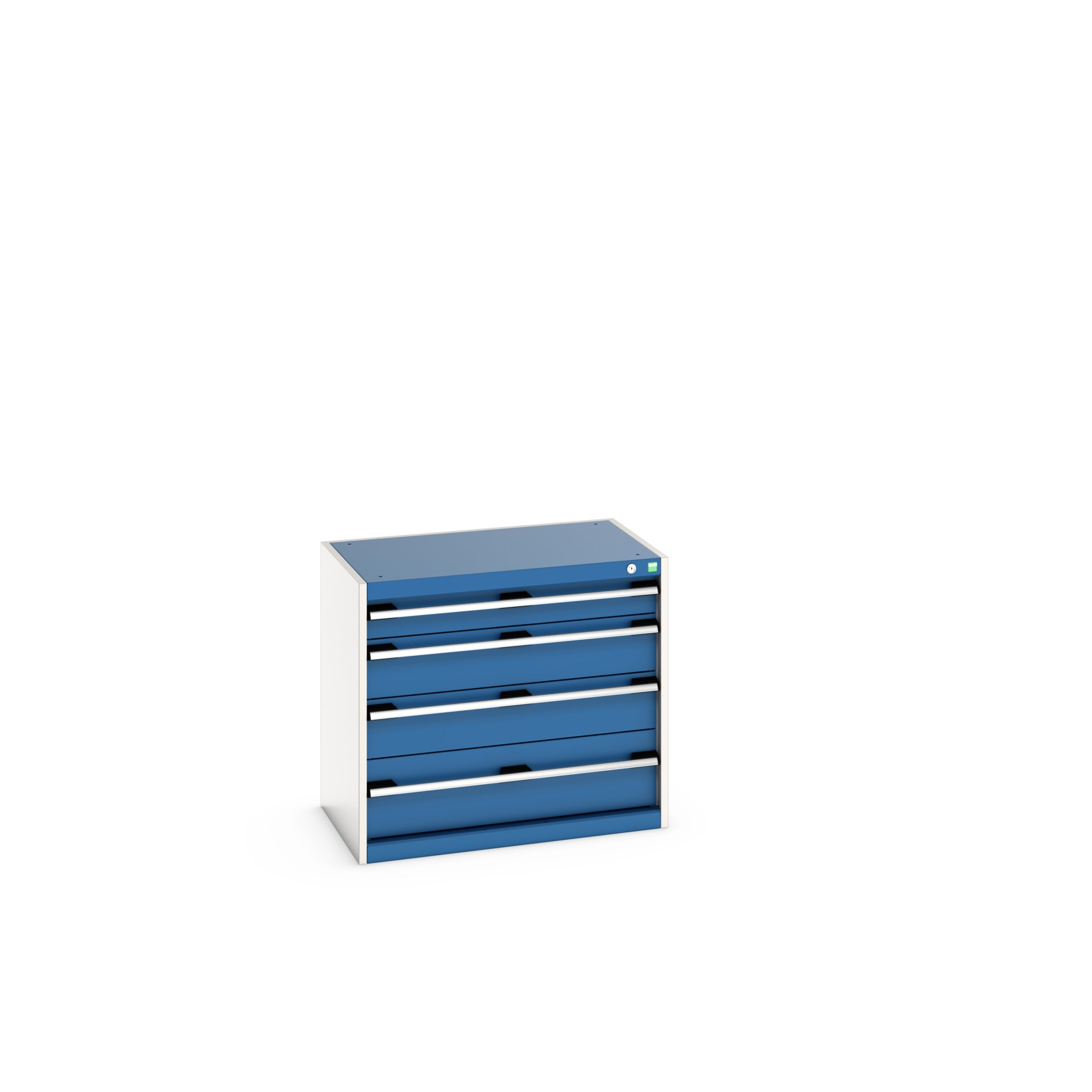 Bott Cabinet 4, Steel, 700 mm x 525mm x 800 mm, Blue