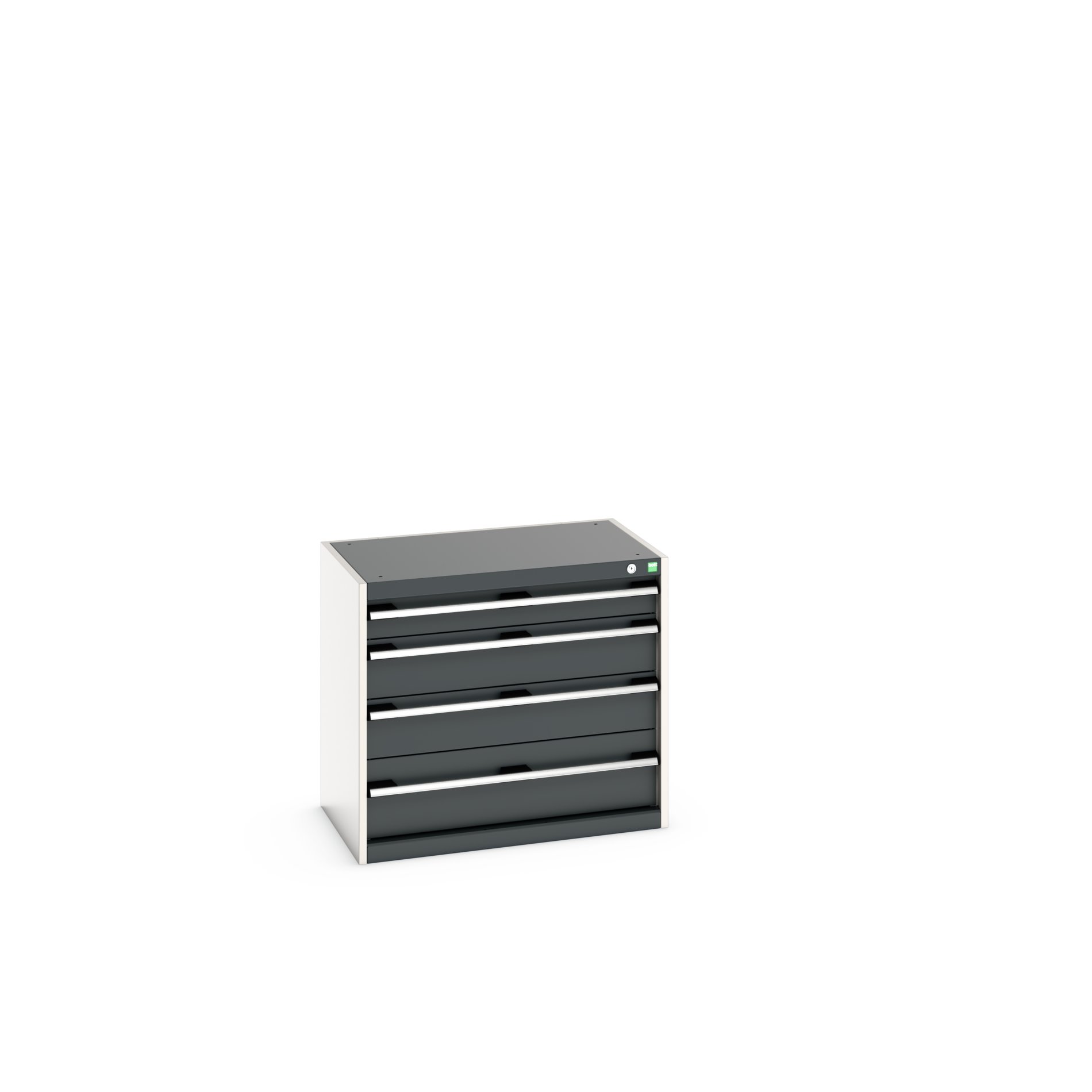 Bott Cabinet 4, Steel, 700 mm x 525mm x 800 mm, Grey