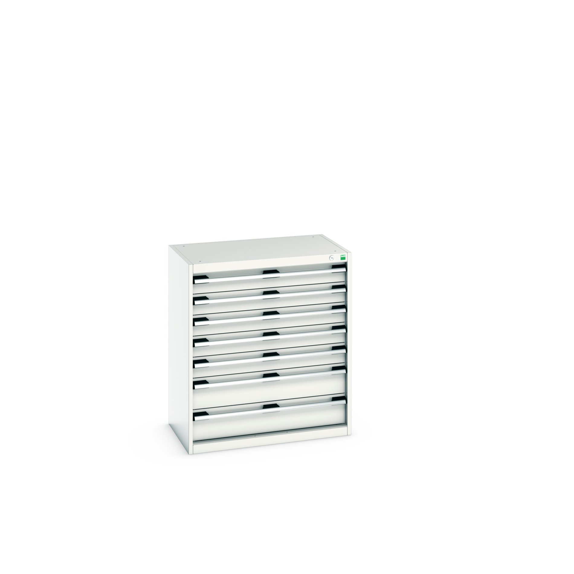 Bott Cabinet 7, Steel, 900 mm x 525mm x 800 mm, Light Grey