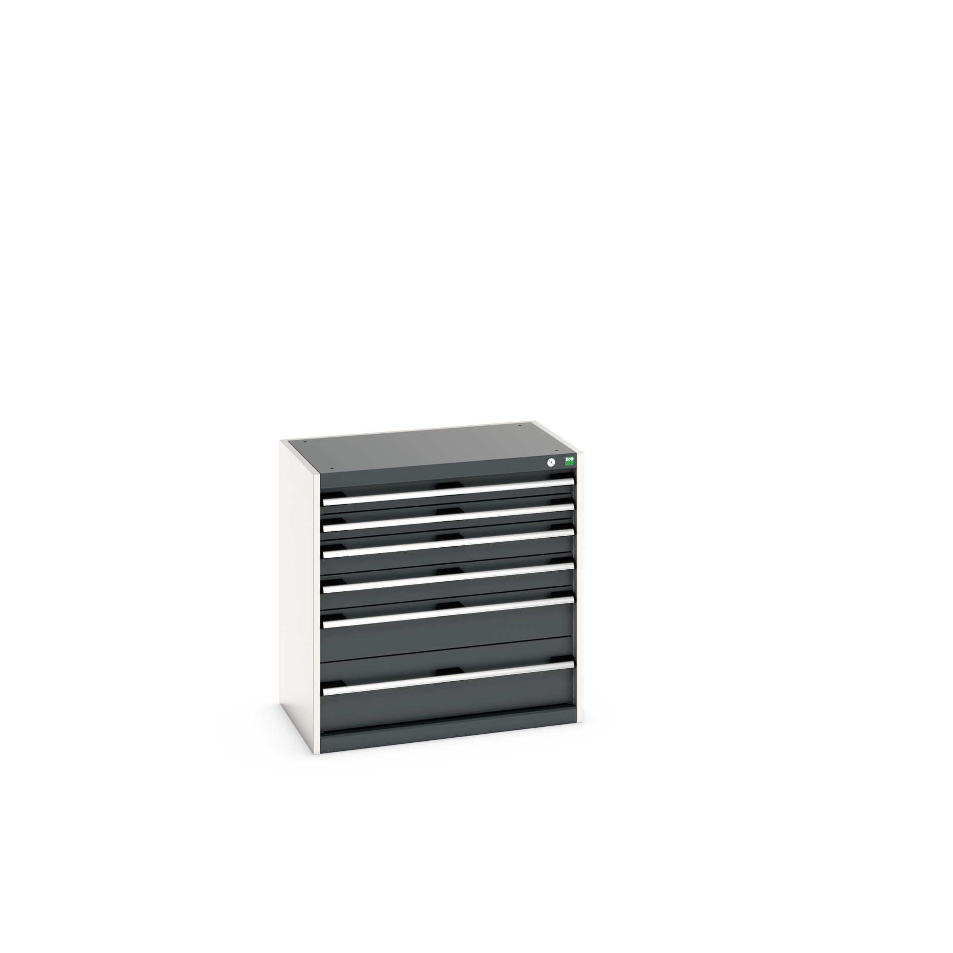 Bott Cabinet 6, Steel, 800 mm x 525mm x 800 mm, Grey
