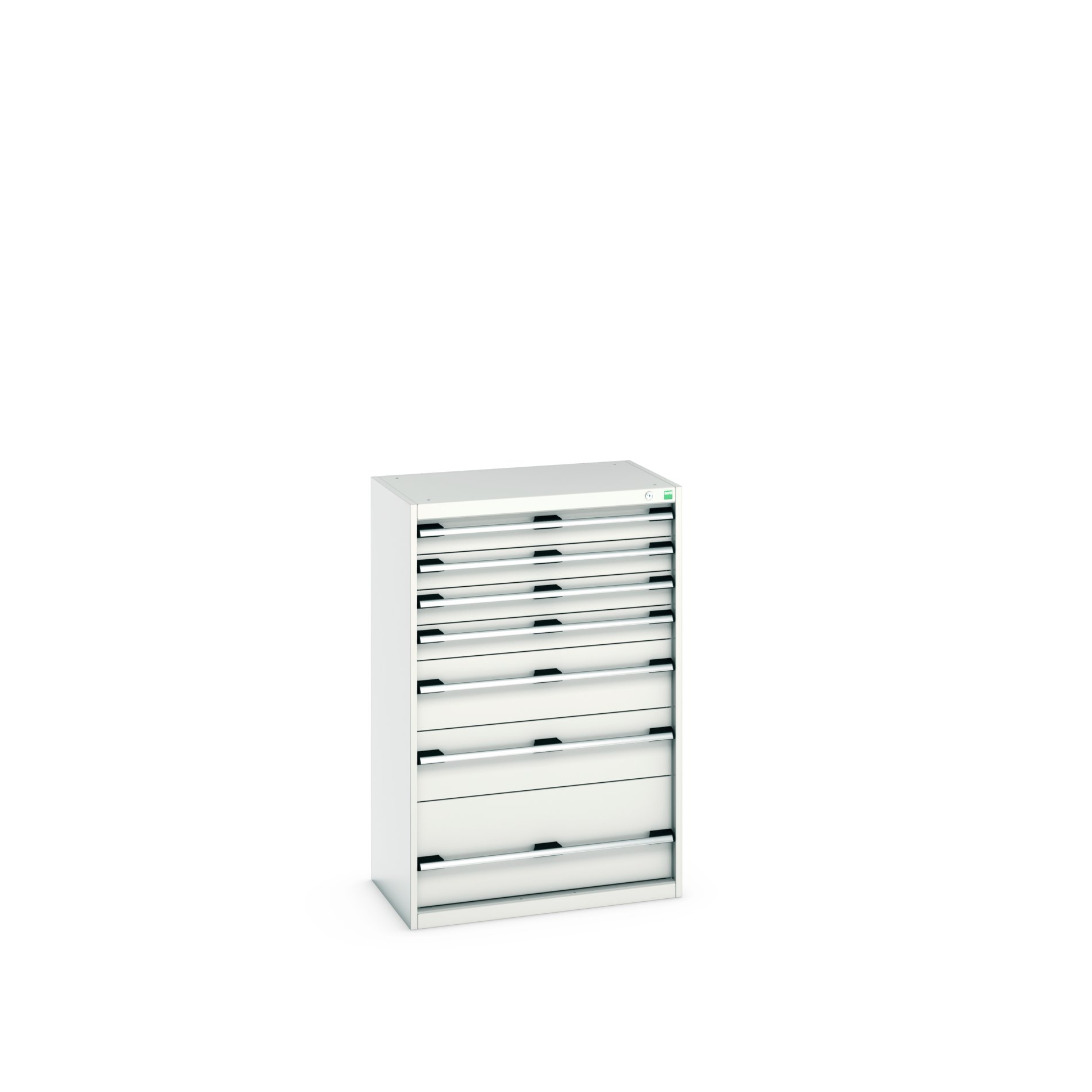 Bott Cabinet 7, Steel, 1200 mm x 525mm x 800 mm, Light Grey