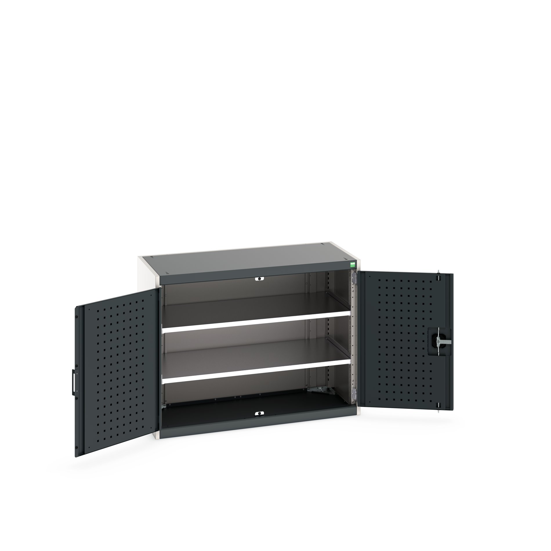 Bott 2 Door Sheet Steel Floor Standing Cupboard 800 mm 1050mm, 525 mm