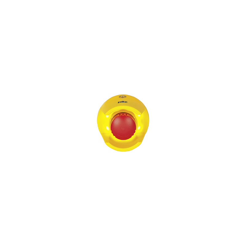 Pilz 400 Series Illuminated Emergency Stop Push Button, 22.3 mm Cutout, IP65