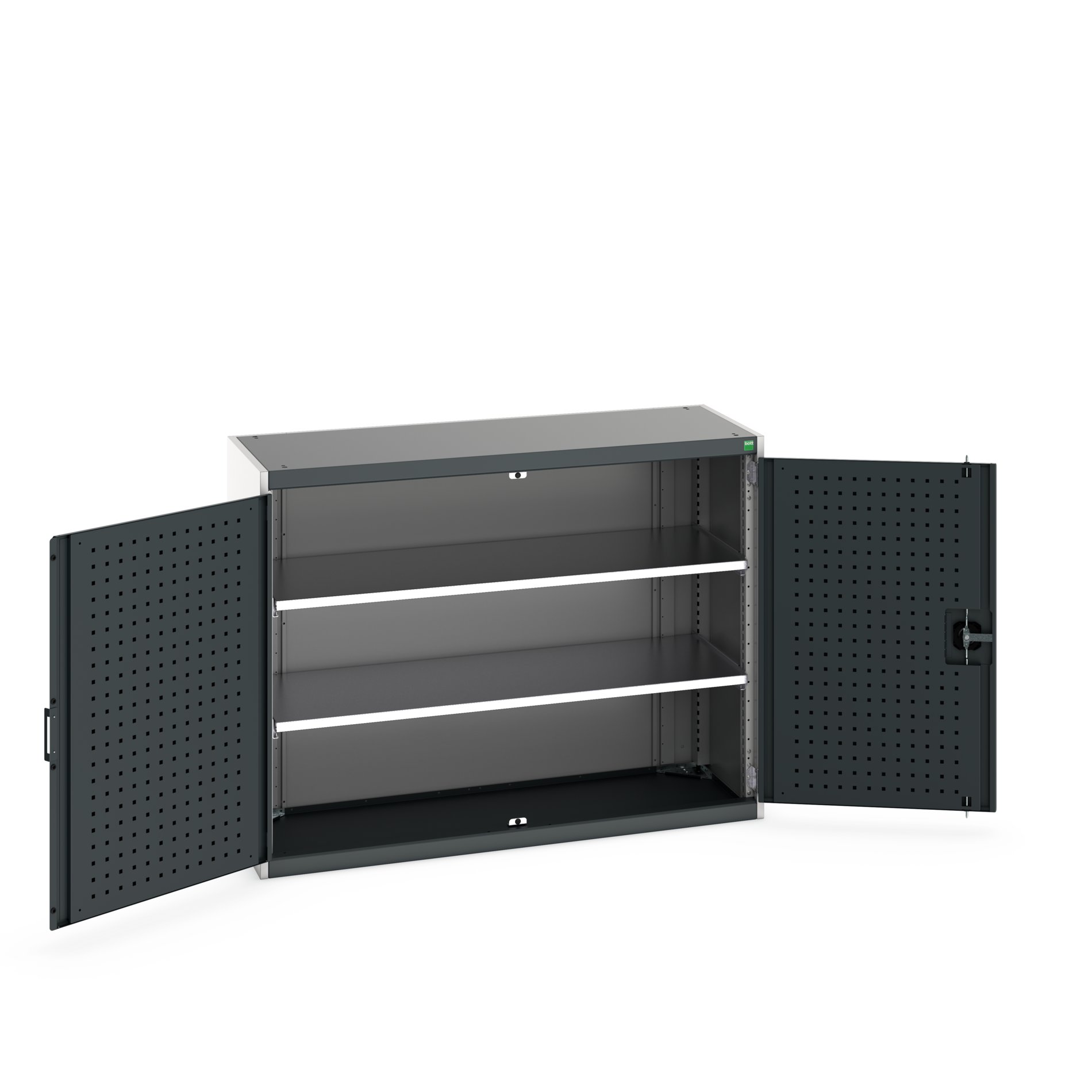 Bott 2 Door Sheet Steel Floor Standing Cupboard 1000 mm 1300mm, 525 mm