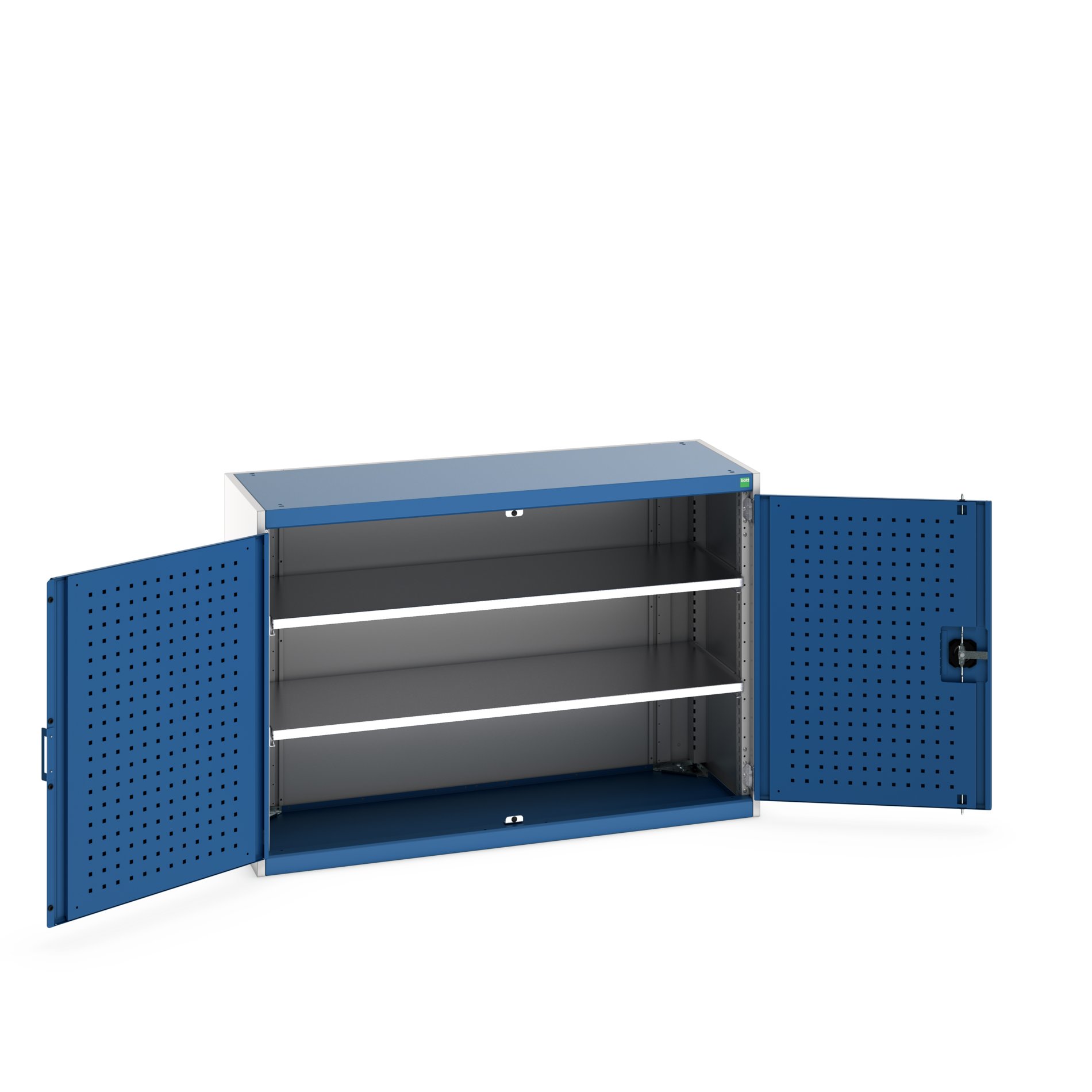 Bott 2 Door Sheet Steel Floor Standing Cupboard 900 mm 1300mm, 525 mm