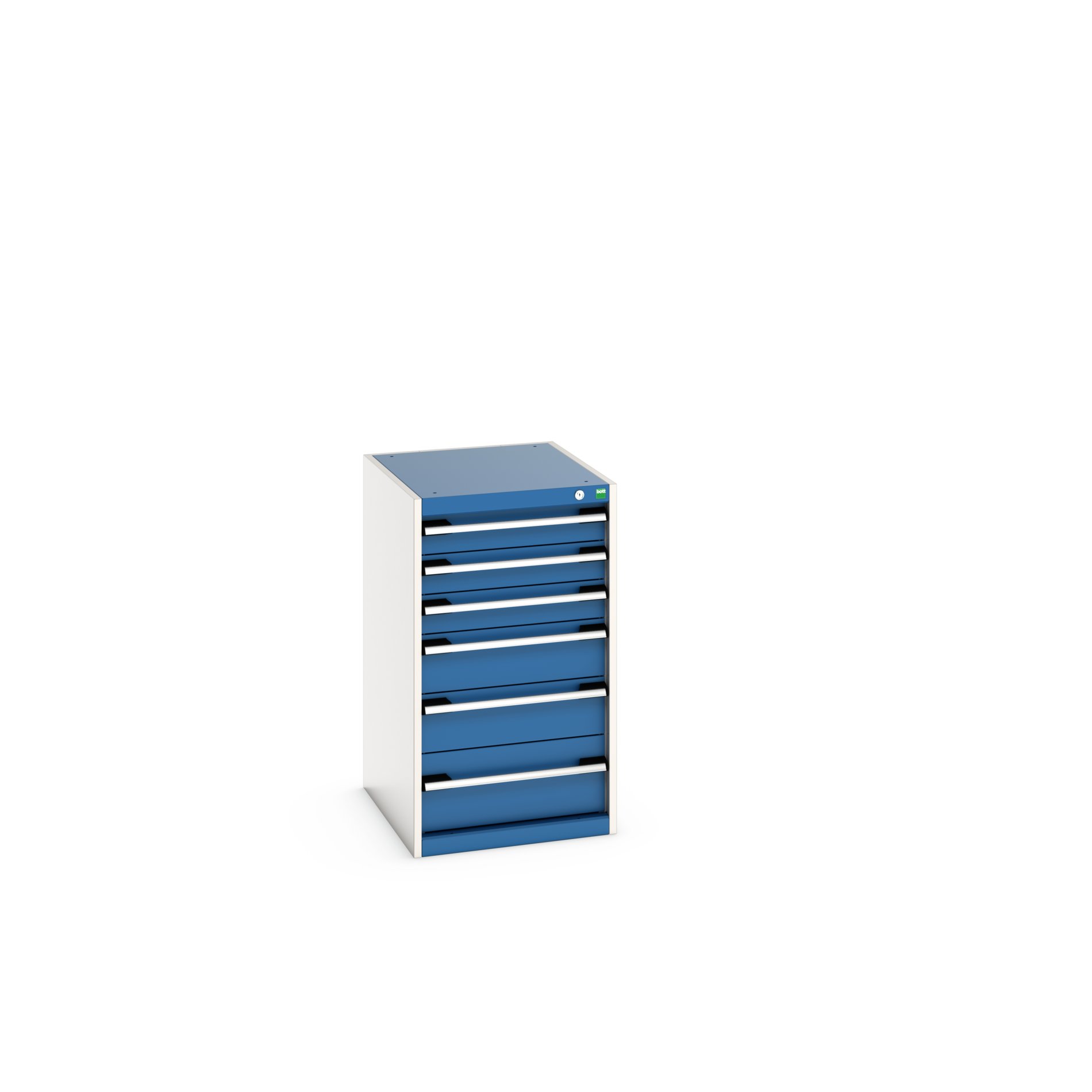 Bott Cabinet 6, Steel, 900 mm x 650mm x 525 mm, Blue