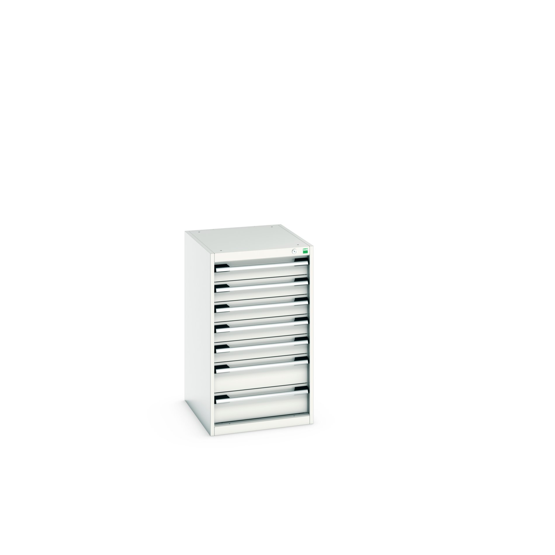 Bott Cabinet 7, Steel, 900 mm x 650mm x 525 mm, Light Grey